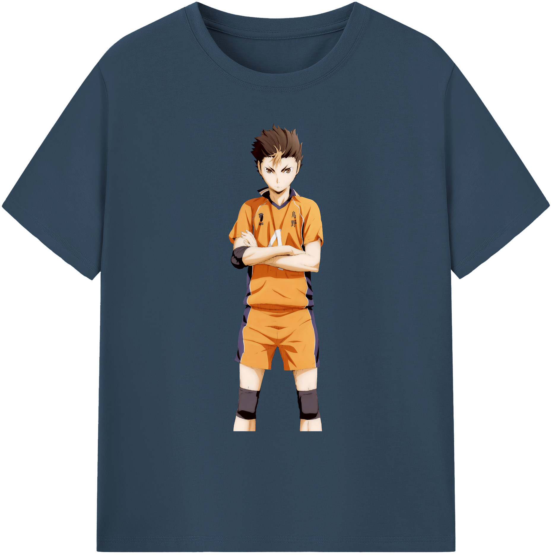 （画像用） ハイキュー!! Haikyu!! 綿100％ メンズ半袖Tシャツ｜肌触りやわらか＆通気性