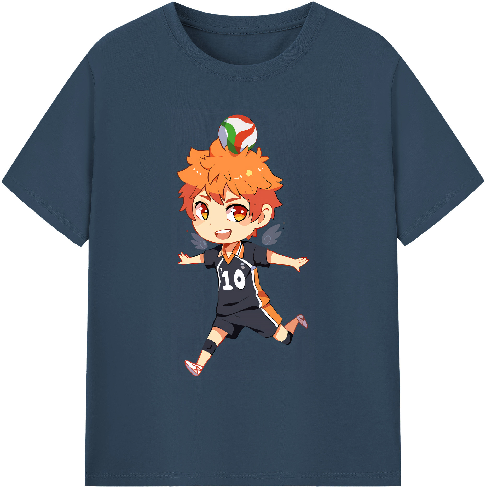 （画像用） ハイキュー!! Haikyu!! 綿100％ メンズ半袖Tシャツ｜肌触りやわらか＆通気性