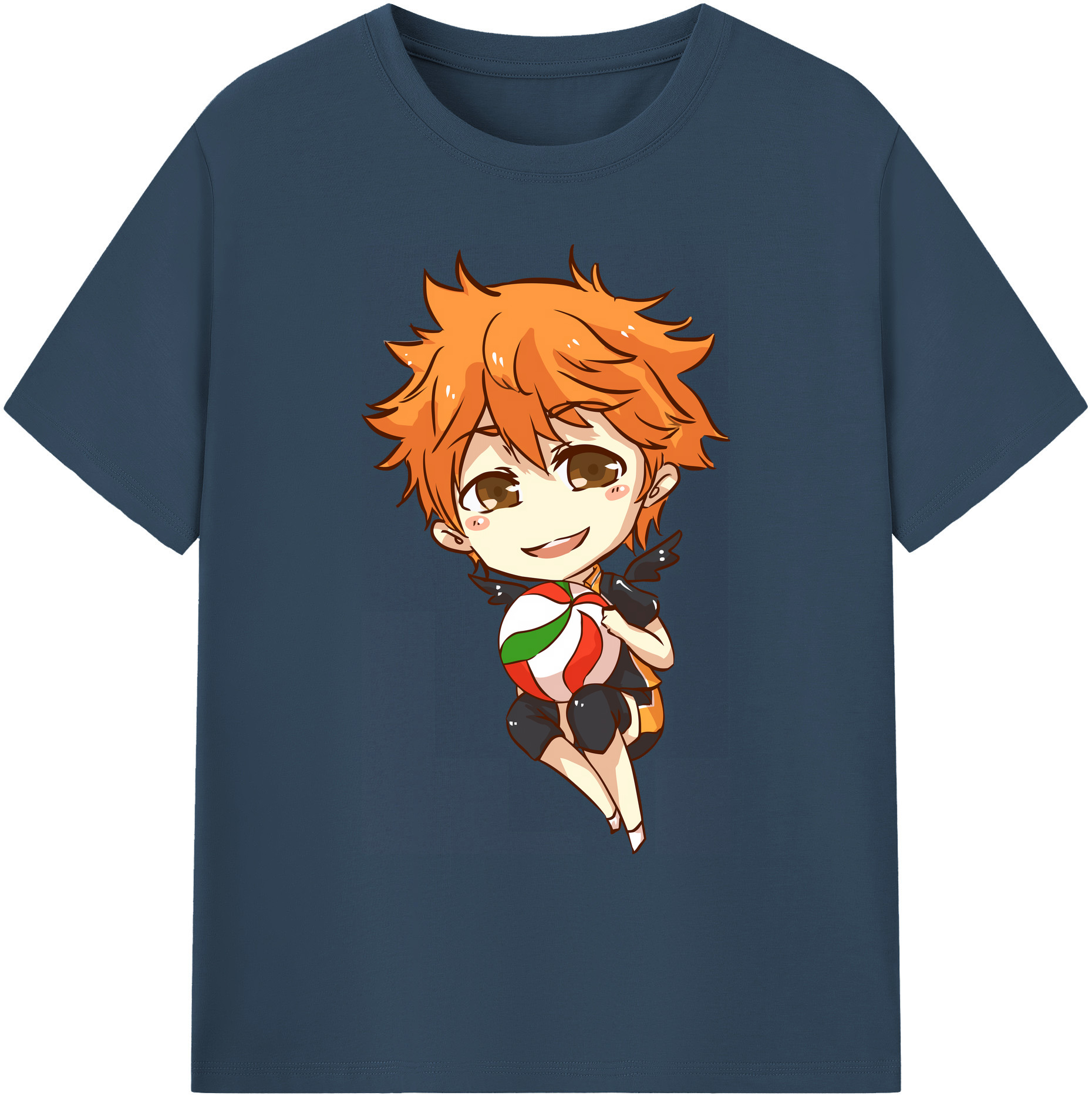 （画像用） ハイキュー!! Haikyu!! 綿100％ メンズ半袖Tシャツ｜肌触りやわらか＆通気性