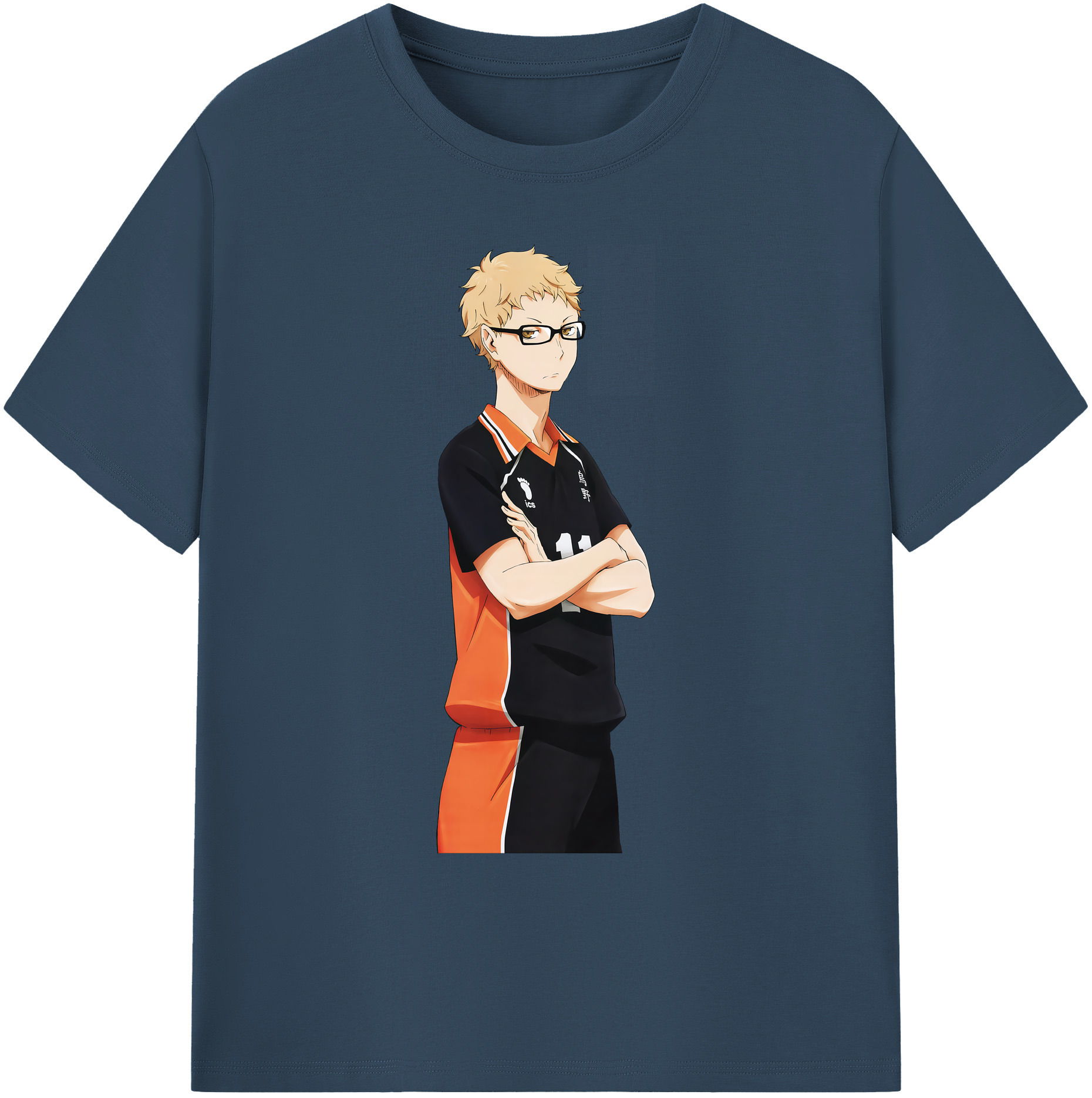 （画像用） ハイキュー!! Haikyu!! 綿100％ メンズ半袖Tシャツ｜肌触りやわらか＆通気性
