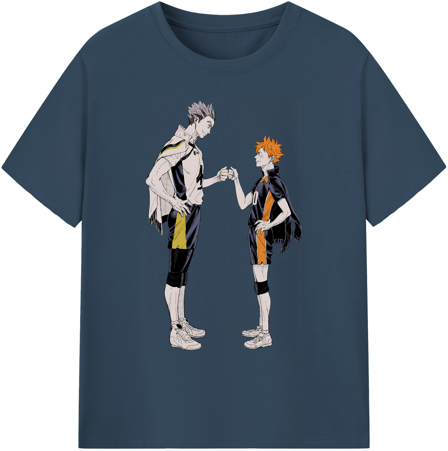 （画像用） ハイキュー!! Haikyu!! 綿100％ メンズ半袖Tシャツ｜肌触りやわらか＆通気性