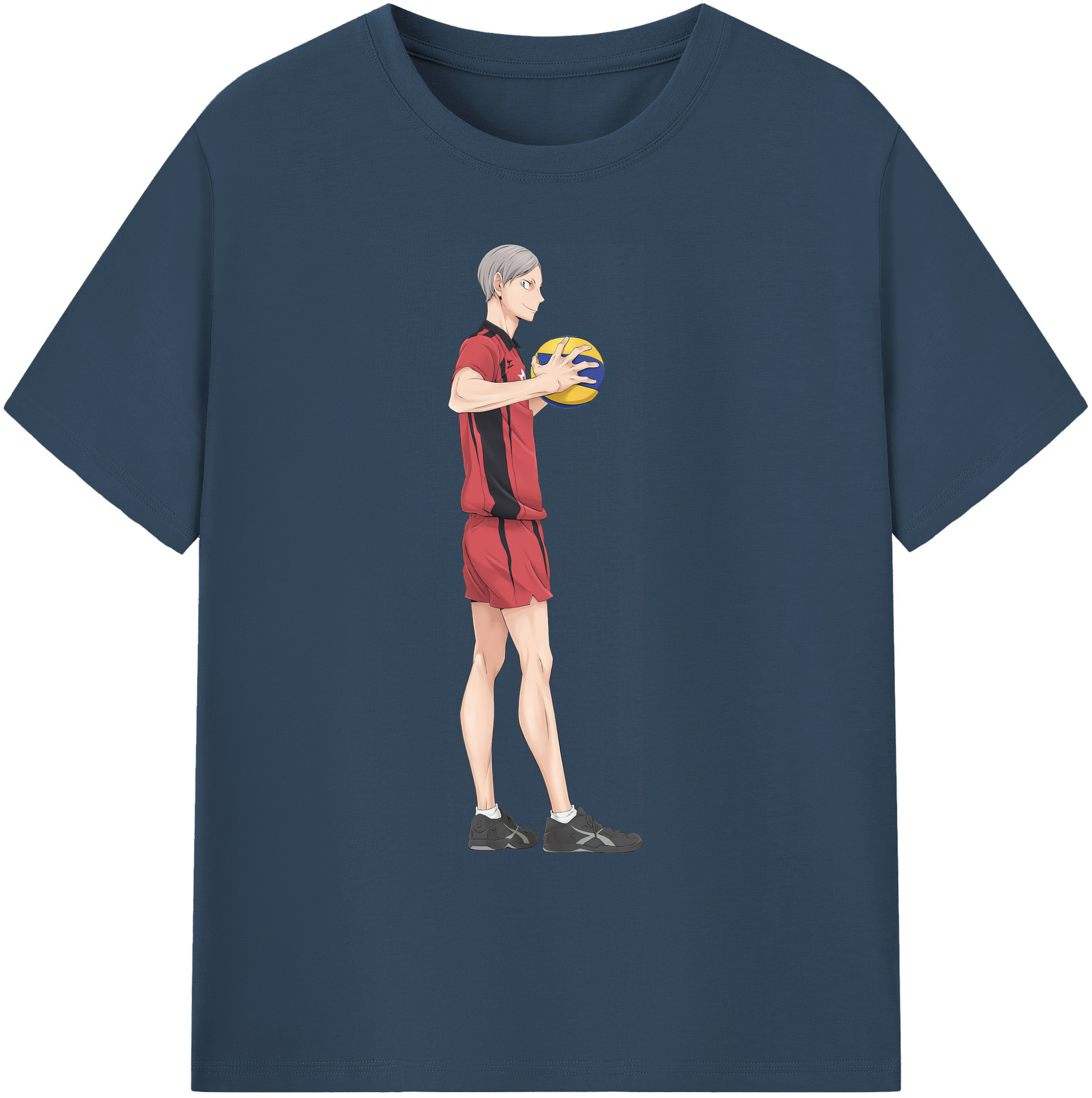（画像用） ハイキュー!! Haikyu!! 綿100％ メンズ半袖Tシャツ｜肌触りやわらか＆通気性