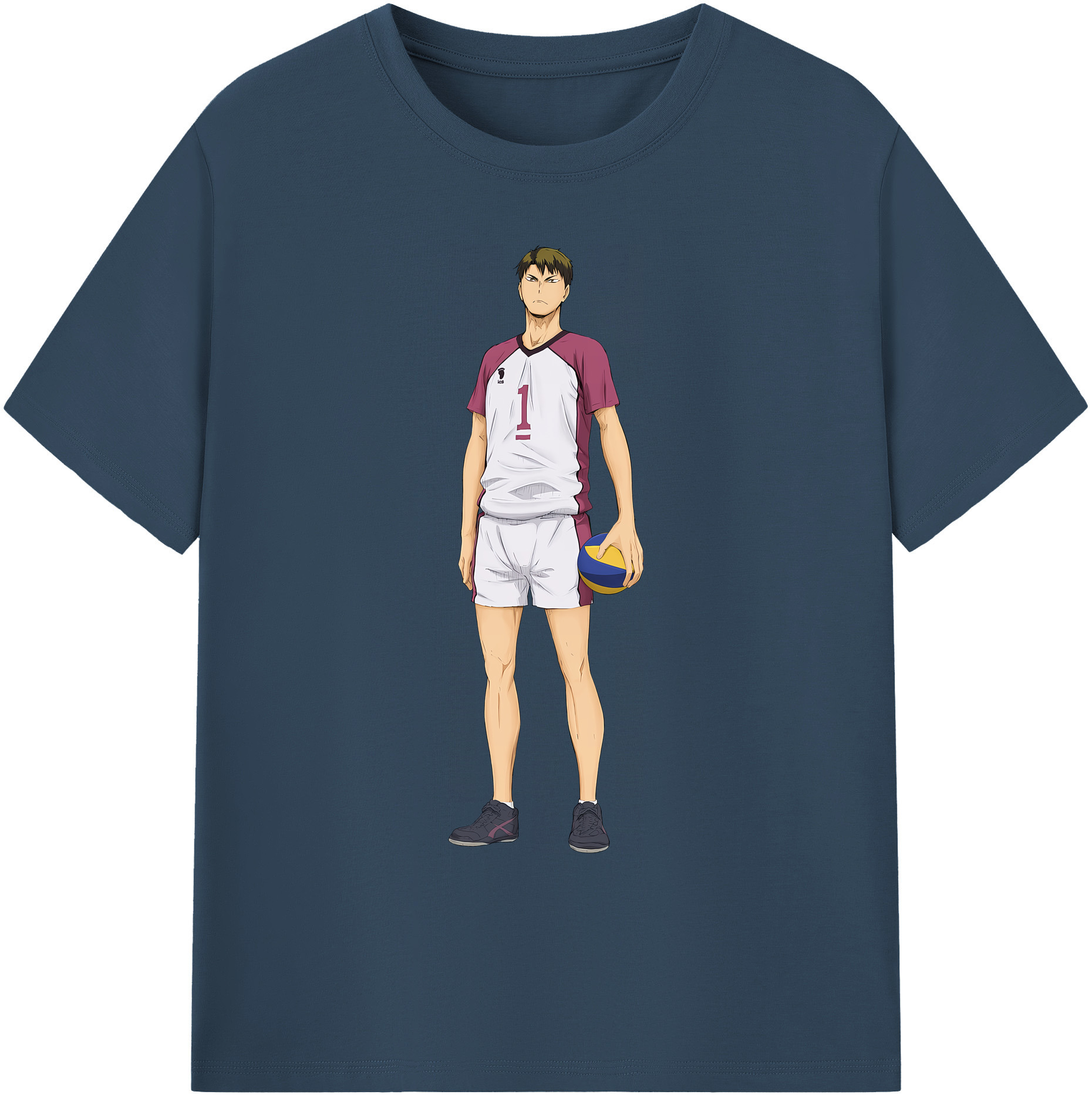 （画像用） ハイキュー!! Haikyu!! 綿100％ メンズ半袖Tシャツ｜肌触りやわらか＆通気性