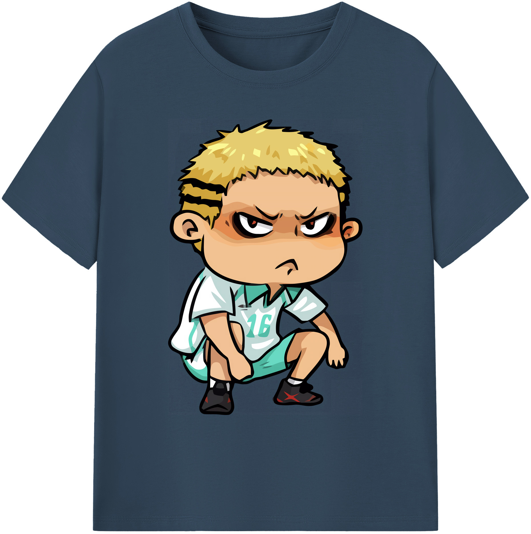 （画像用） ハイキュー!! Haikyu!! 綿100％ メンズ半袖Tシャツ｜肌触りやわらか＆通気性
