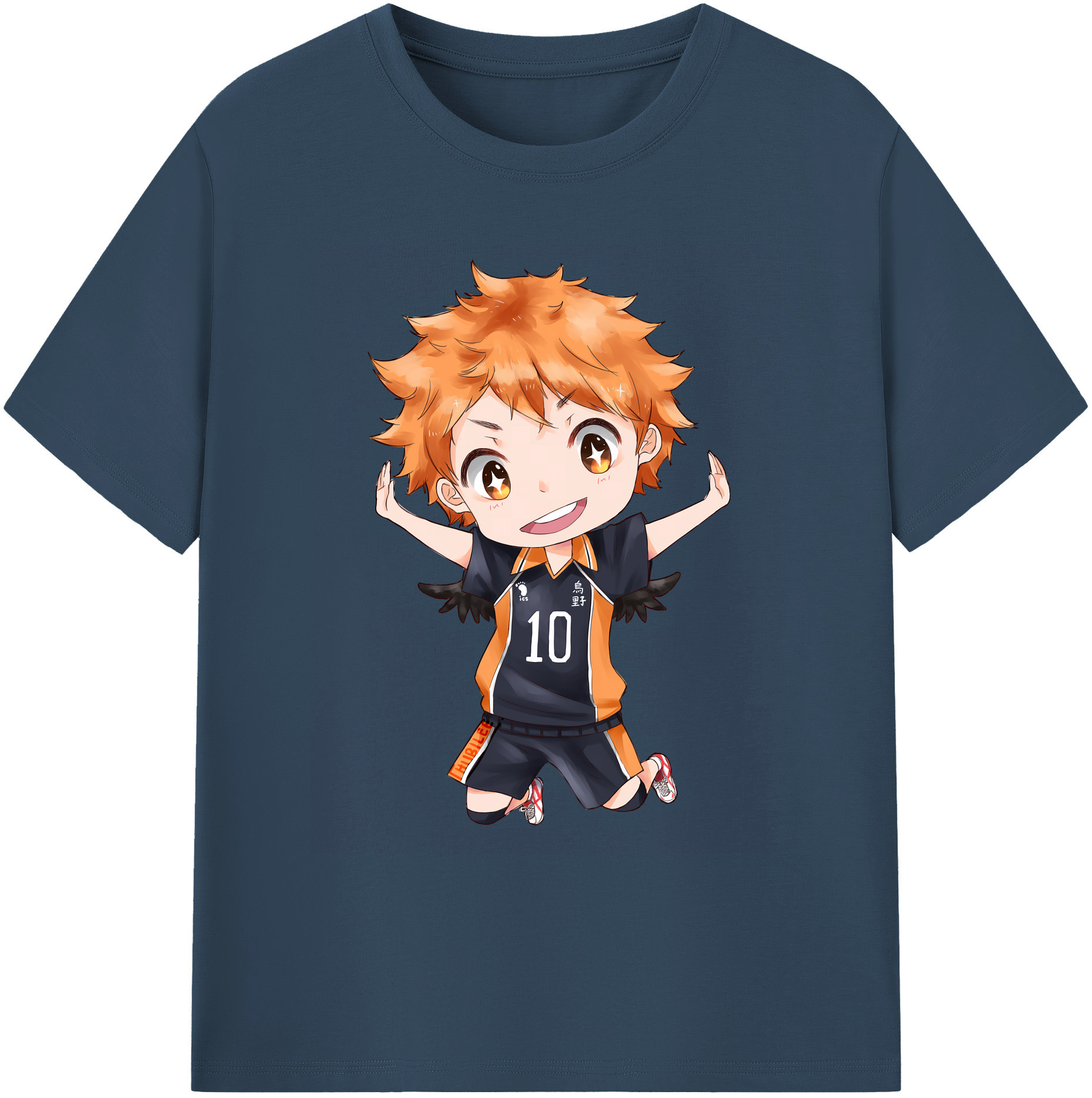 （画像用） ハイキュー!! Haikyu!! 綿100％ メンズ半袖Tシャツ｜肌触りやわらか＆通気性