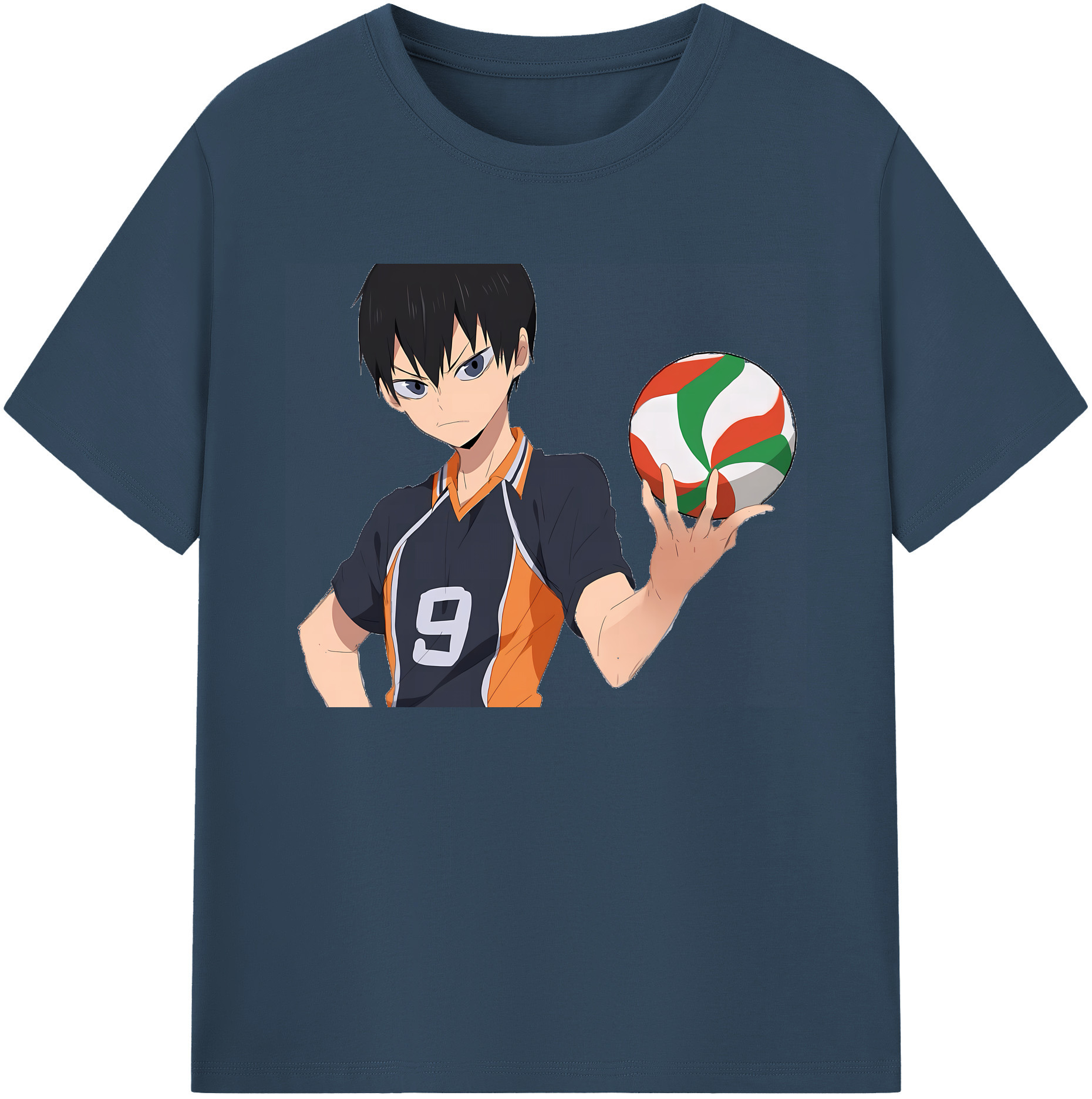 （画像用） ハイキュー!! Haikyu!! 綿100％ メンズ半袖Tシャツ｜肌触りやわらか＆通気性