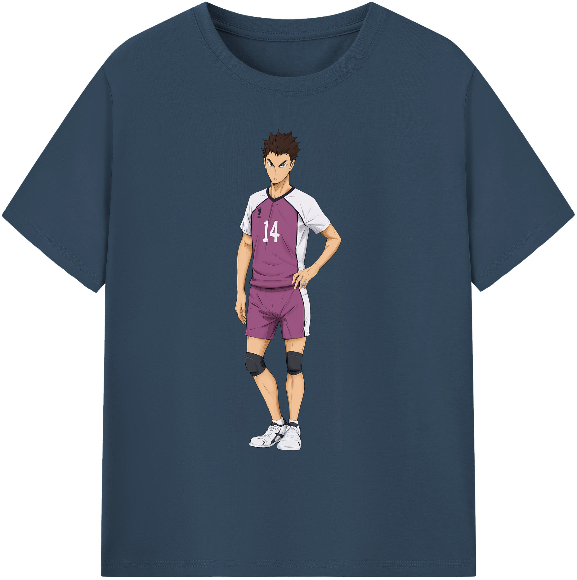 （画像用） ハイキュー!! Haikyu!! 綿100％ メンズ半袖Tシャツ｜肌触りやわらか＆通気性