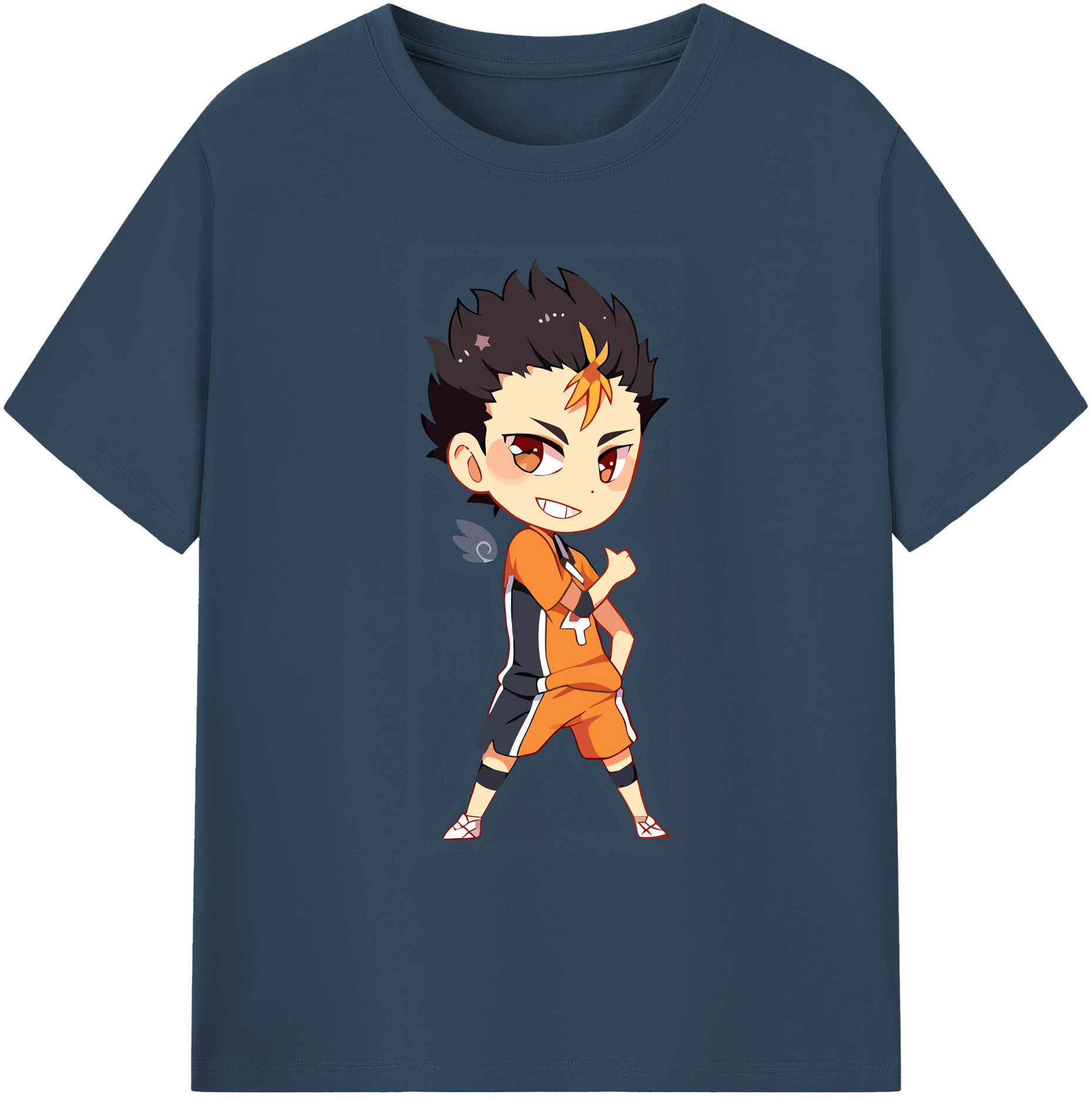 （画像用） ハイキュー!! Haikyu!! 綿100％ メンズ半袖Tシャツ｜肌触りやわらか＆通気性
