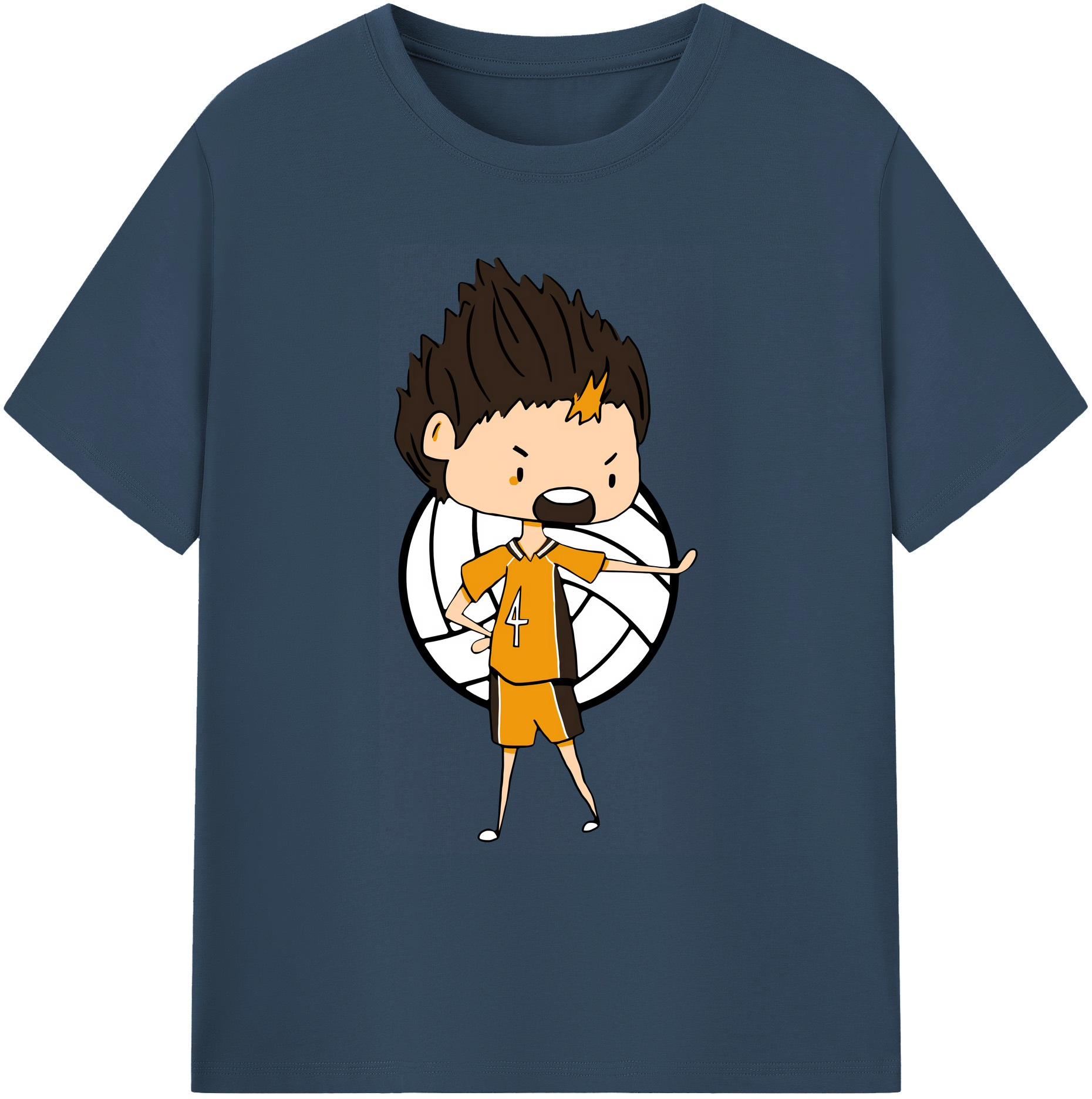 （画像用） ハイキュー!! Haikyu!! 綿100％ メンズ半袖Tシャツ｜肌触りやわらか＆通気性