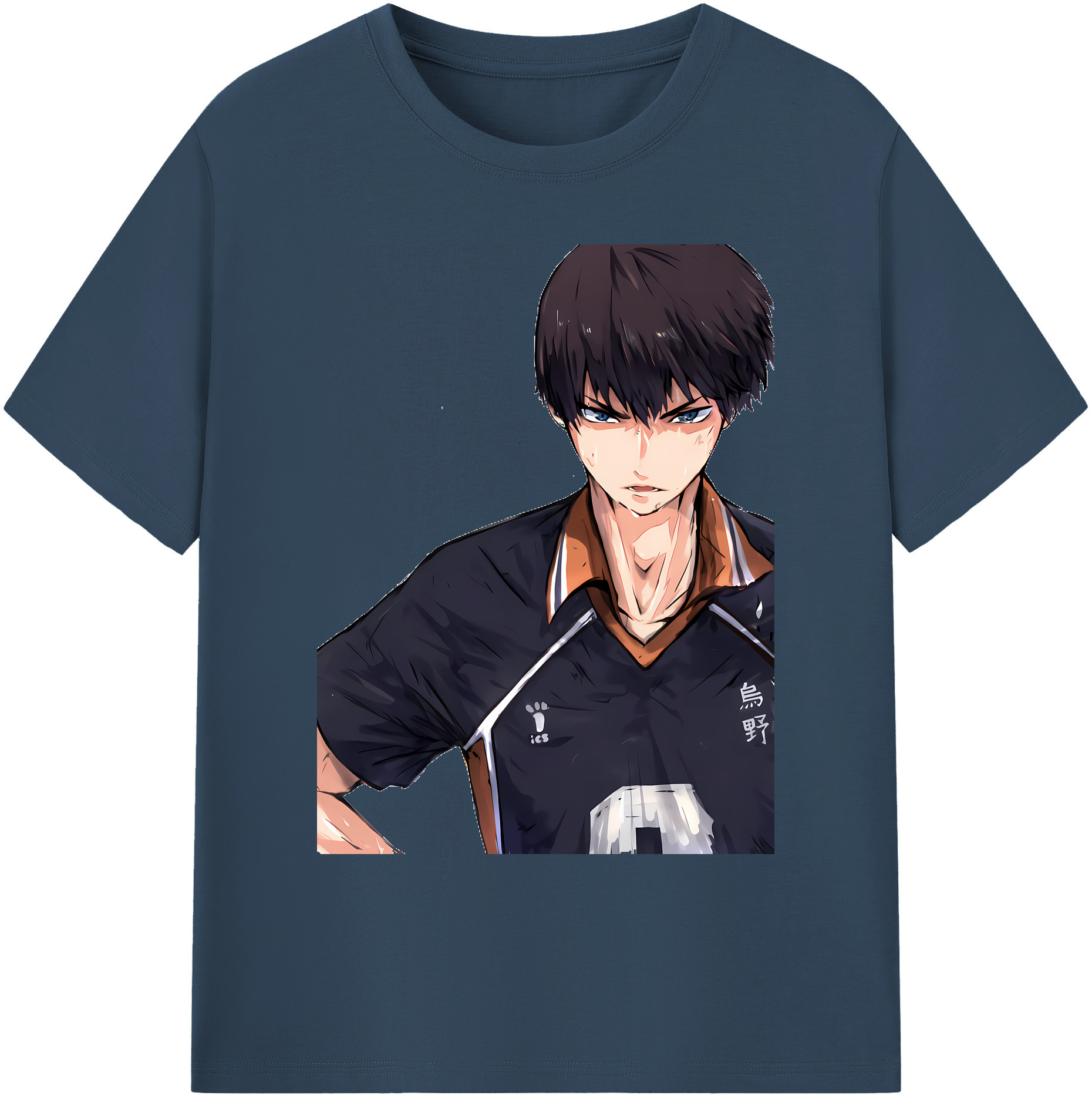 （画像用） ハイキュー!! Haikyu!! 綿100％ メンズ半袖Tシャツ｜肌触りやわらか＆通気性