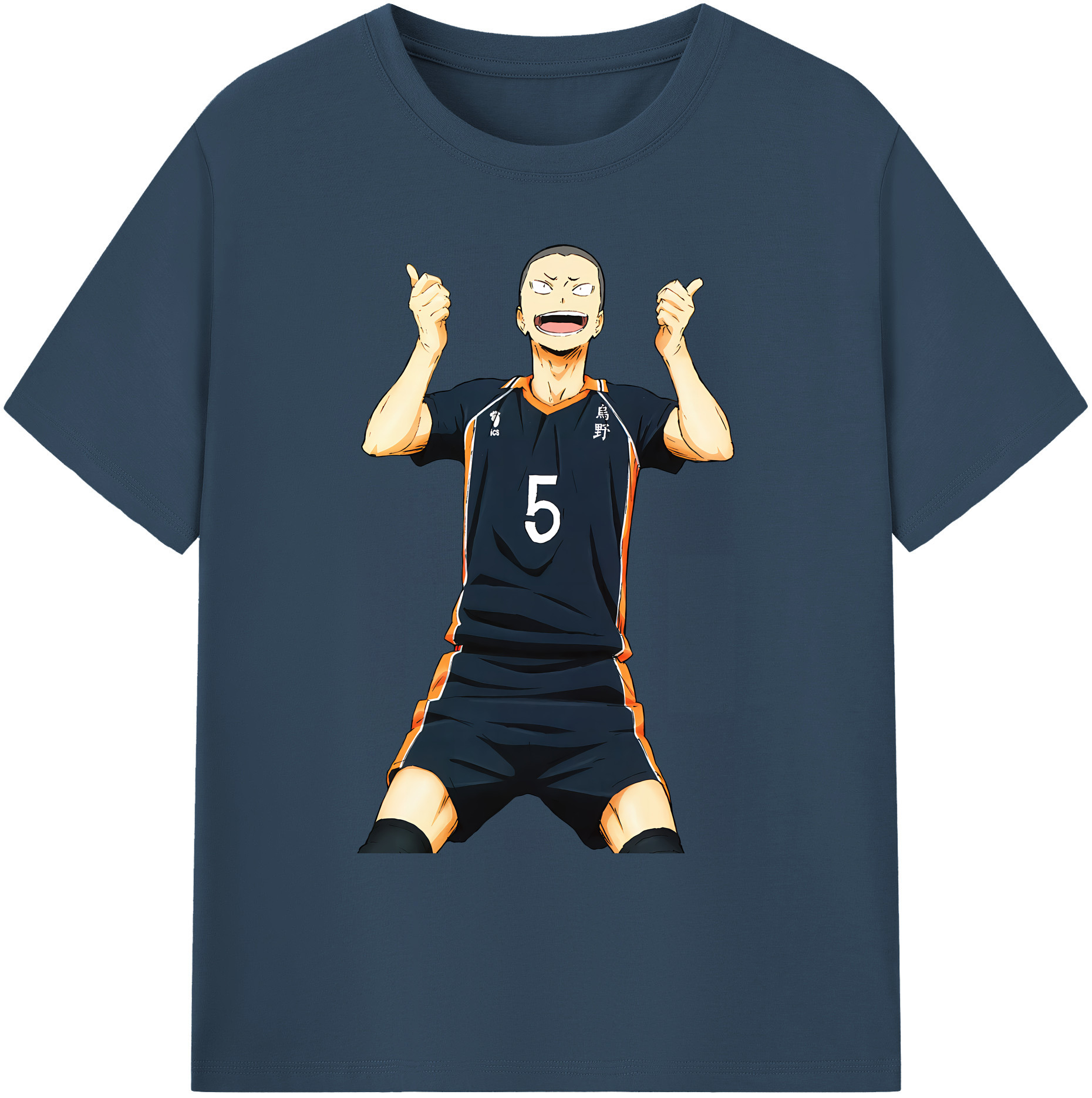 （画像用） ハイキュー!! Haikyu!! 綿100％ メンズ半袖Tシャツ｜肌触りやわらか＆通気性