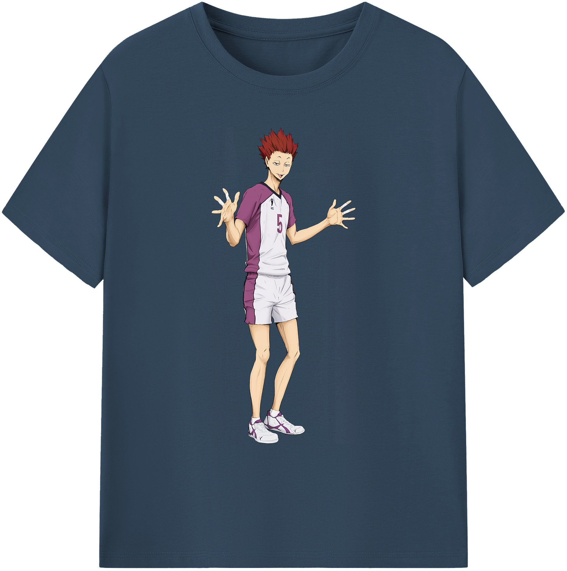 （画像用） ハイキュー!! Haikyu!! 綿100％ メンズ半袖Tシャツ｜肌触りやわらか＆通気性