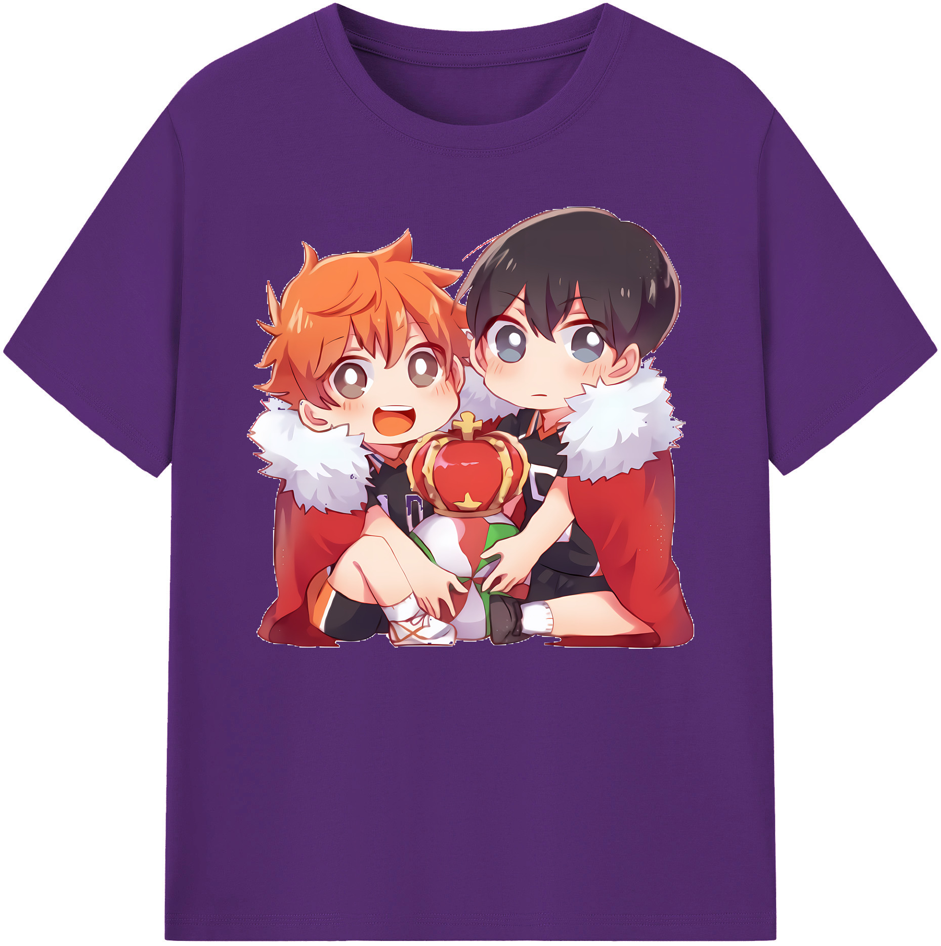 （画像用） ハイキュー!! Haikyu!! 綿100％ メンズ半袖Tシャツ｜肌触りやわらか＆通気性