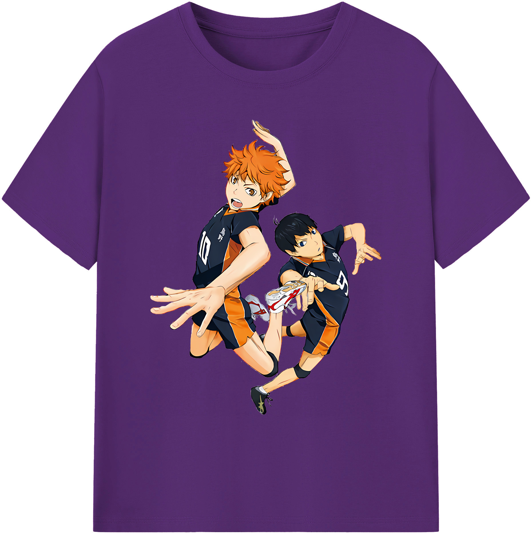 （画像用） ハイキュー!! Haikyu!! 綿100％ メンズ半袖Tシャツ｜肌触りやわらか＆通気性
