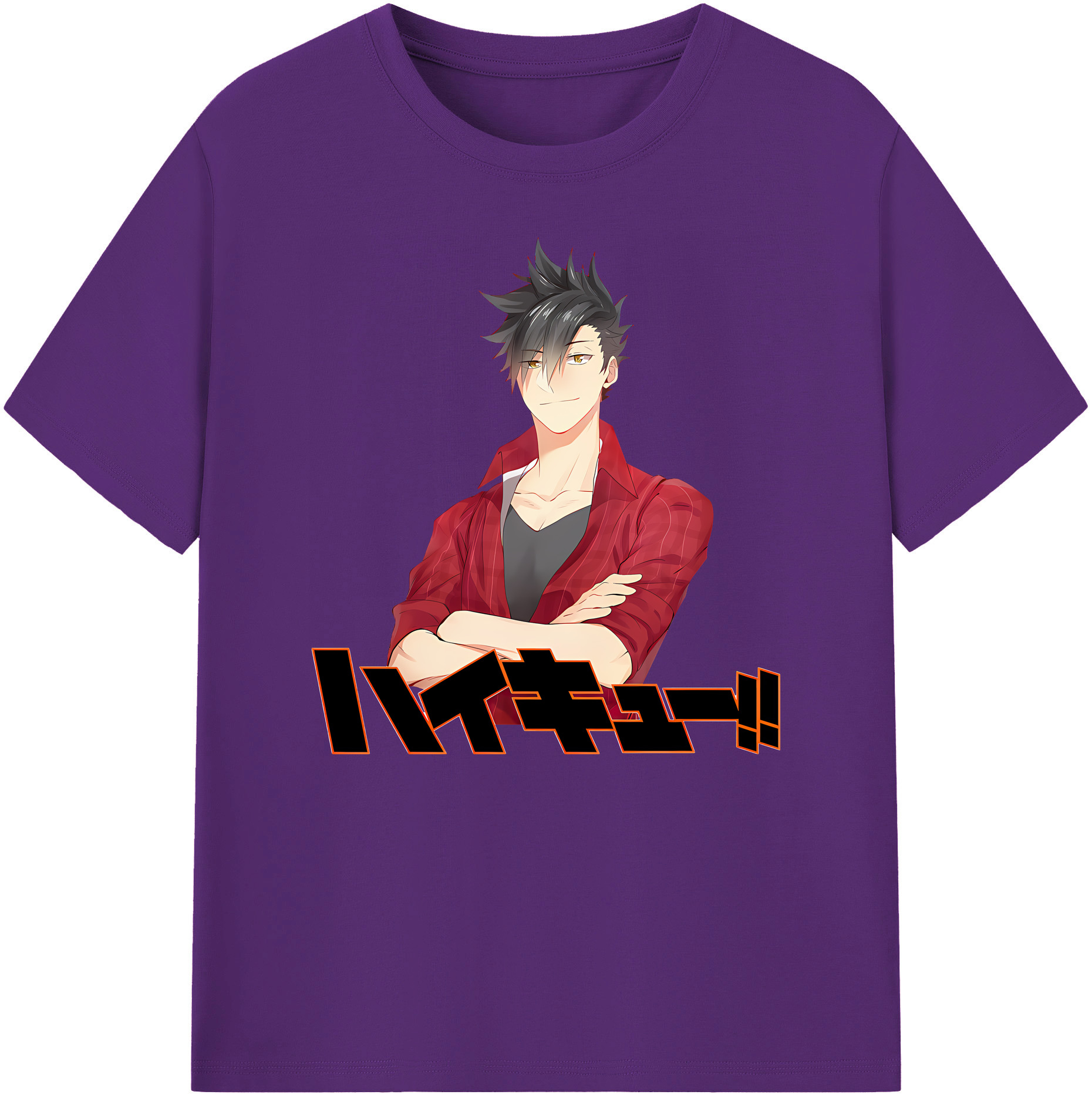 （画像用） ハイキュー!! Haikyu!! 綿100％ メンズ半袖Tシャツ｜肌触りやわらか＆通気性