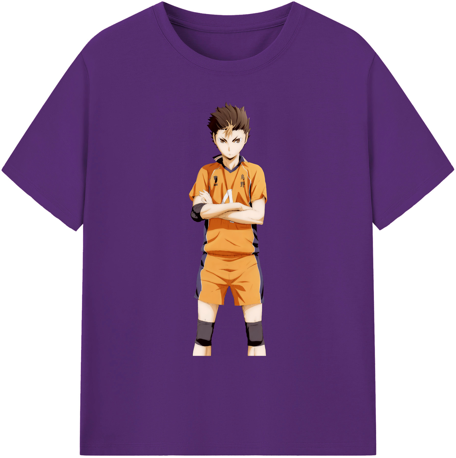 （画像用） ハイキュー!! Haikyu!! 綿100％ メンズ半袖Tシャツ｜肌触りやわらか＆通気性