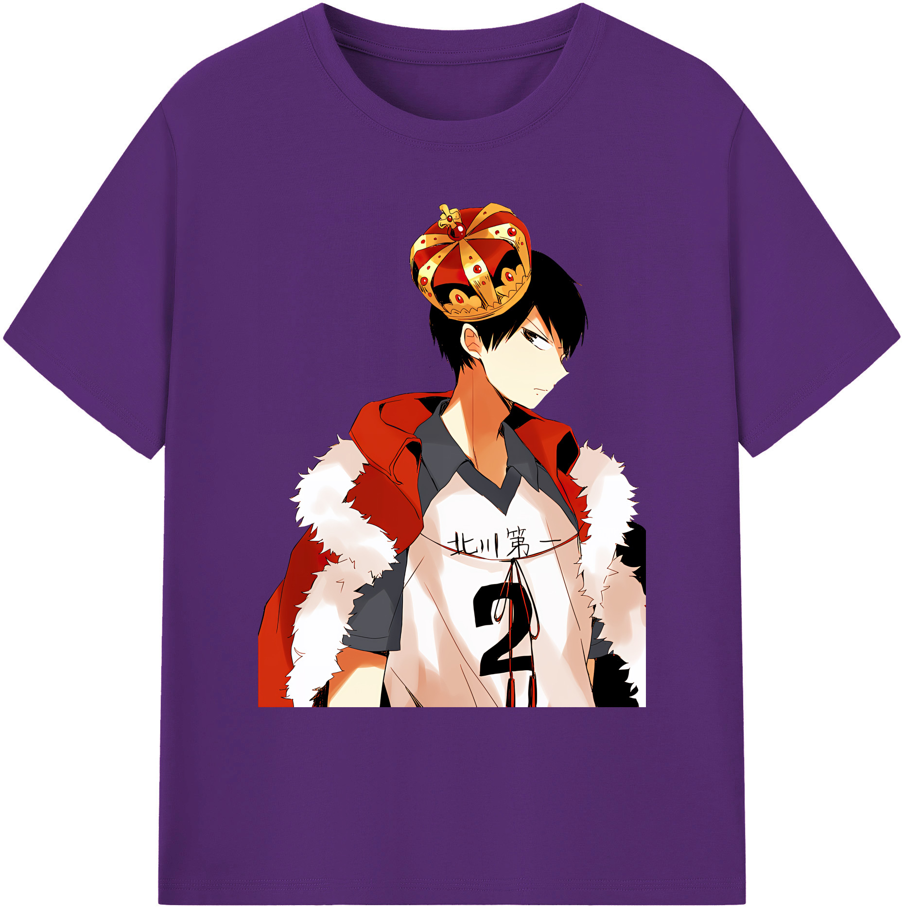 （画像用） ハイキュー!! Haikyu!! 綿100％ メンズ半袖Tシャツ｜肌触りやわらか＆通気性