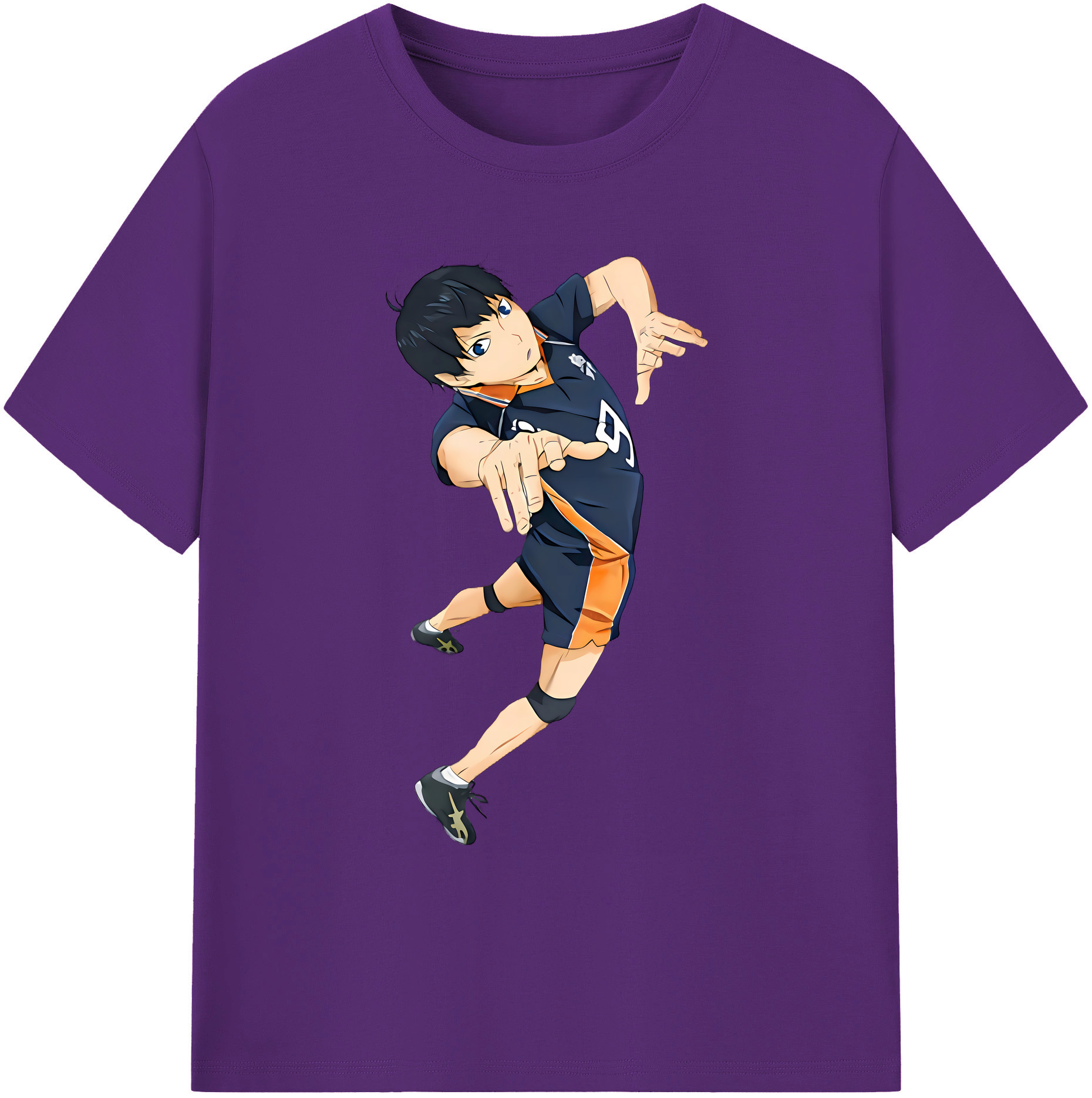 （画像用） ハイキュー!! Haikyu!! 綿100％ メンズ半袖Tシャツ｜肌触りやわらか＆通気性