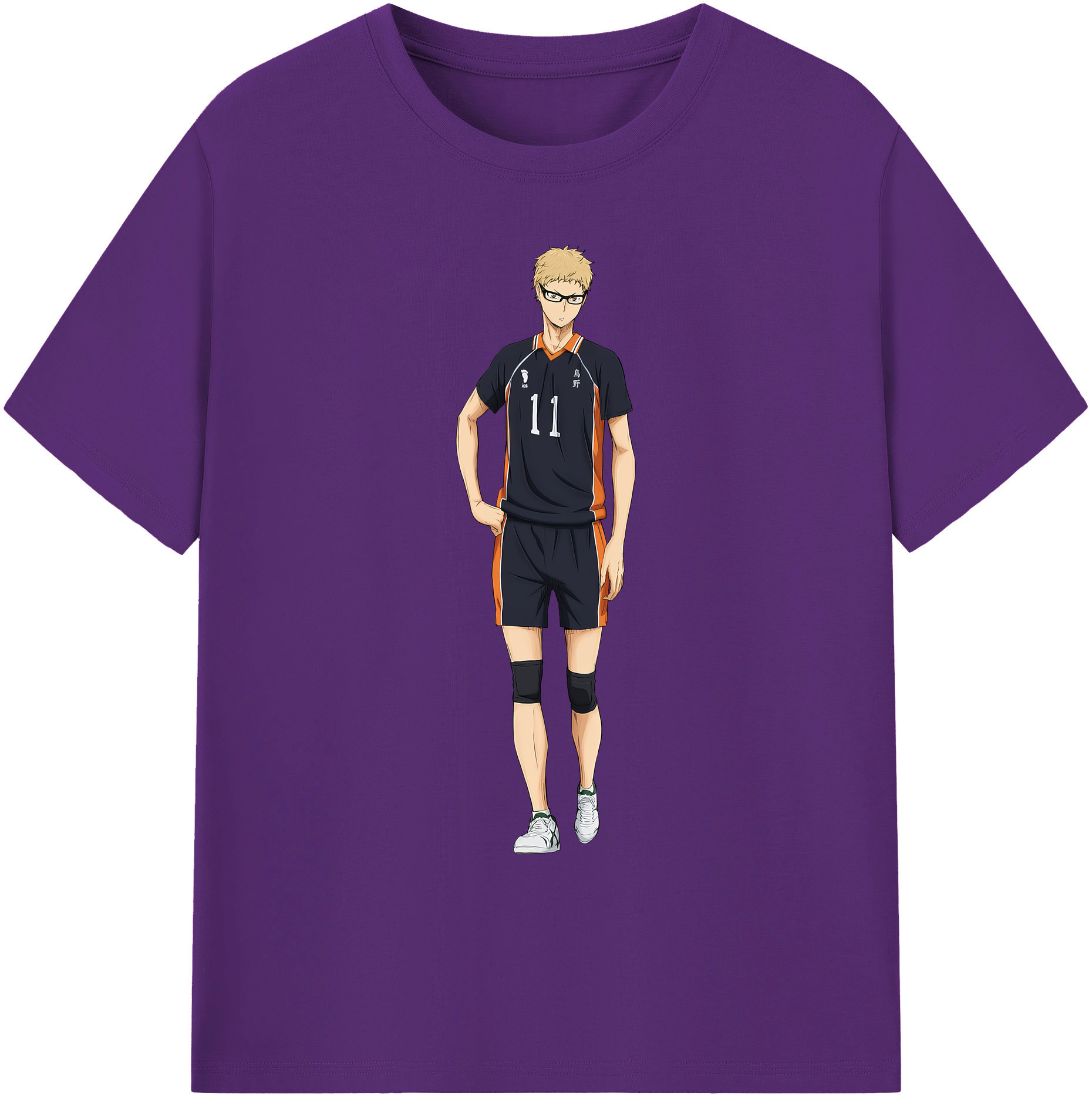 （画像用） ハイキュー!! Haikyu!! 綿100％ メンズ半袖Tシャツ｜肌触りやわらか＆通気性
