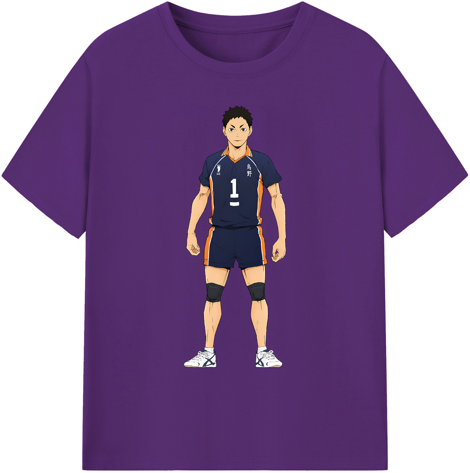 （画像用） ハイキュー!! Haikyu!! 綿100％ メンズ半袖Tシャツ｜肌触りやわらか＆通気性