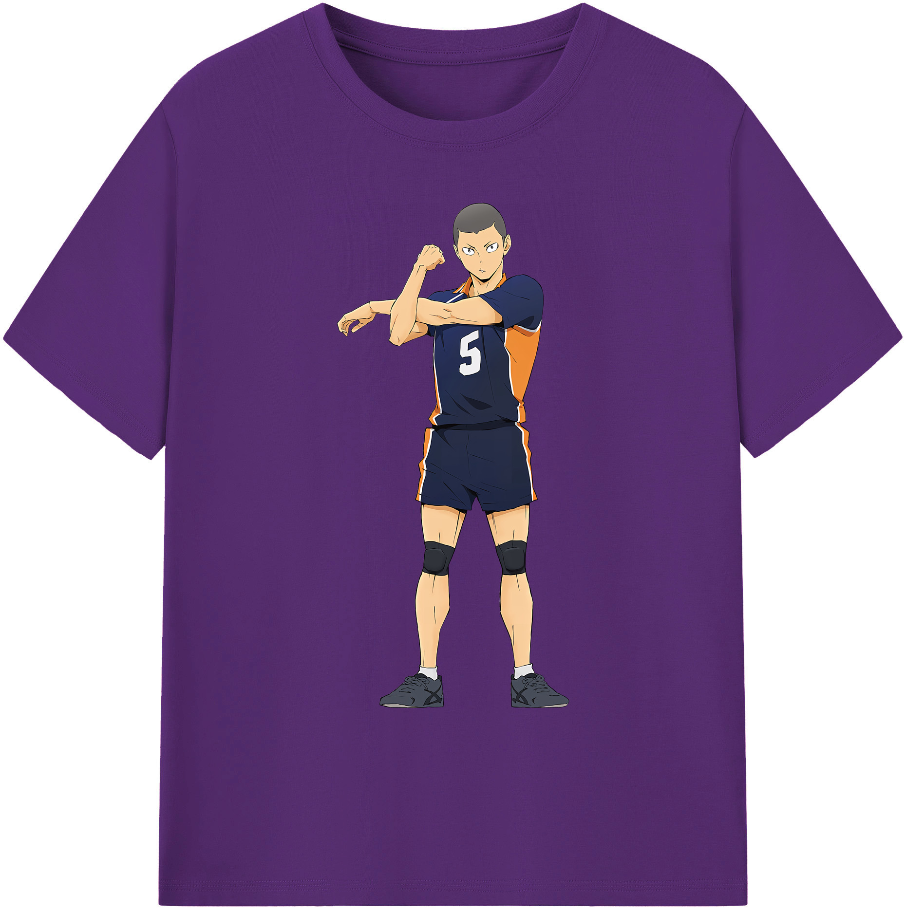 （画像用） ハイキュー!! Haikyu!! 綿100％ メンズ半袖Tシャツ｜肌触りやわらか＆通気性