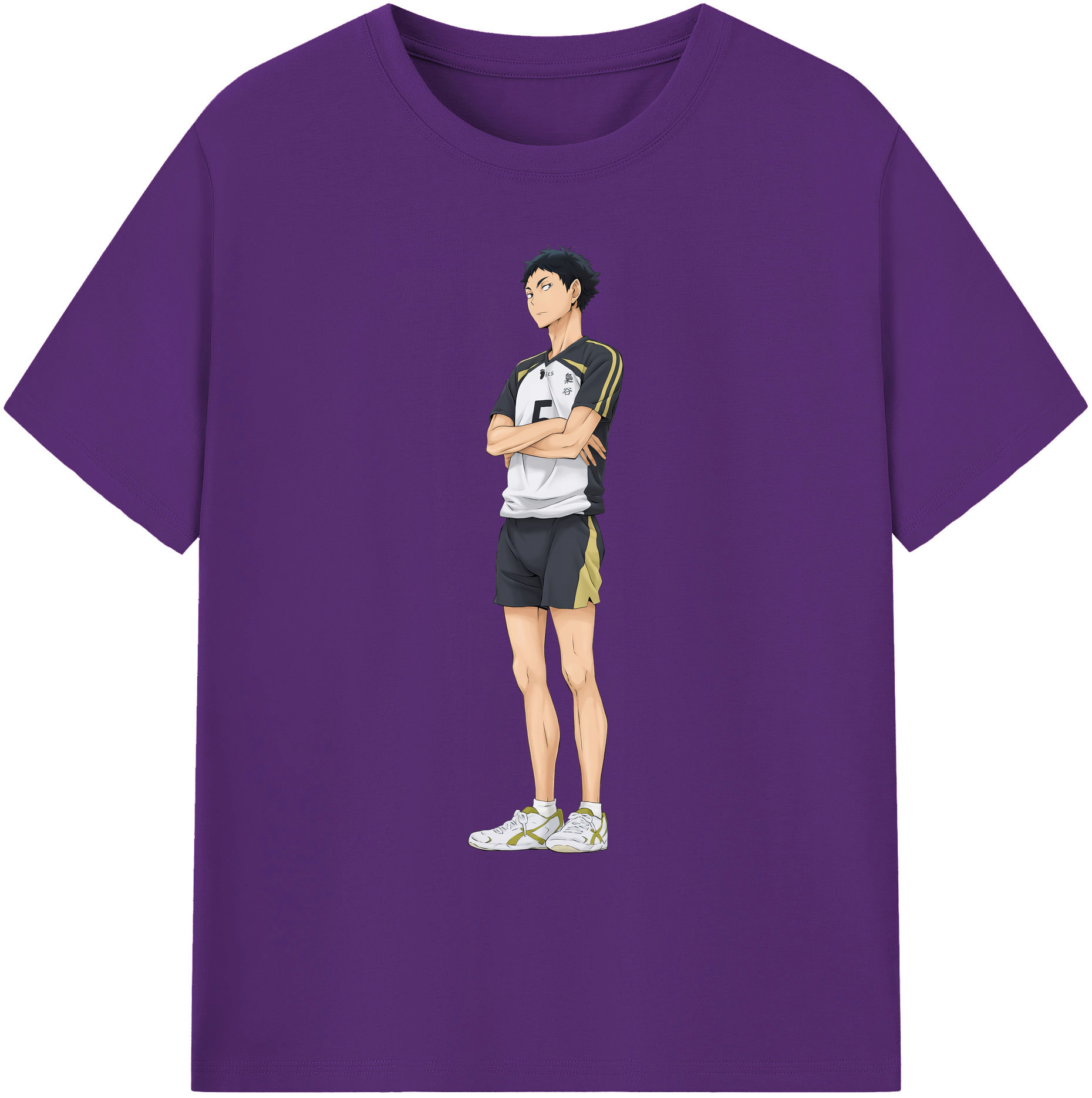 （画像用） ハイキュー!! Haikyu!! 綿100％ メンズ半袖Tシャツ｜肌触りやわらか＆通気性