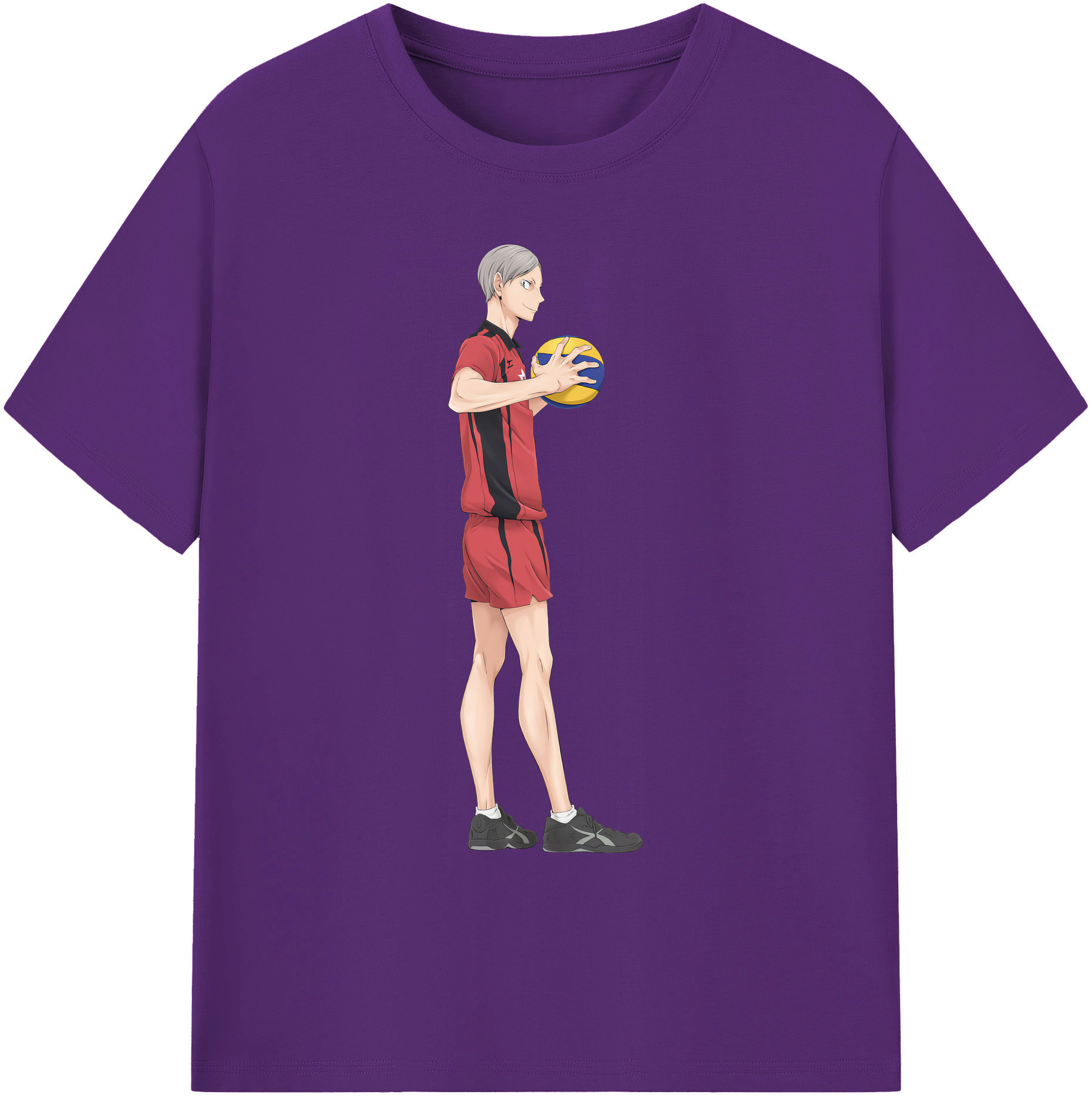 （画像用） ハイキュー!! Haikyu!! 綿100％ メンズ半袖Tシャツ｜肌触りやわらか＆通気性