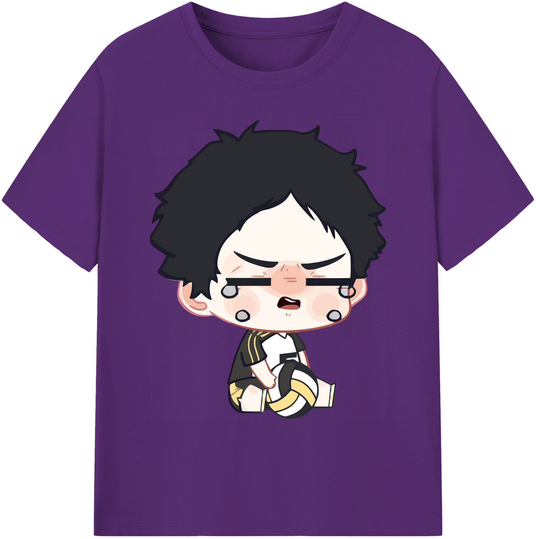 （画像用） ハイキュー!! Haikyu!! 綿100％ メンズ半袖Tシャツ｜肌触りやわらか＆通気性