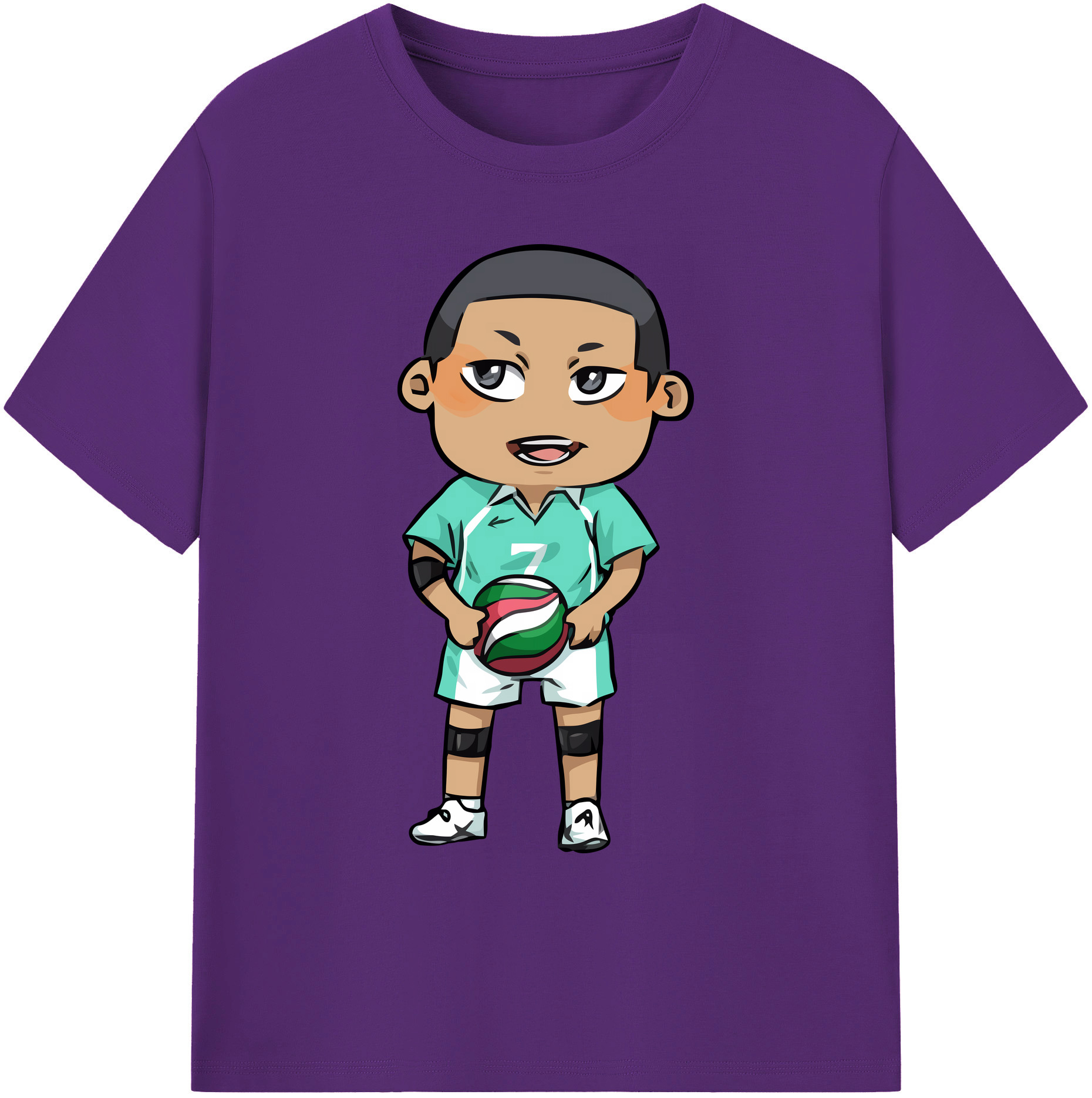 （画像用） ハイキュー!! Haikyu!! 綿100％ メンズ半袖Tシャツ｜肌触りやわらか＆通気性
