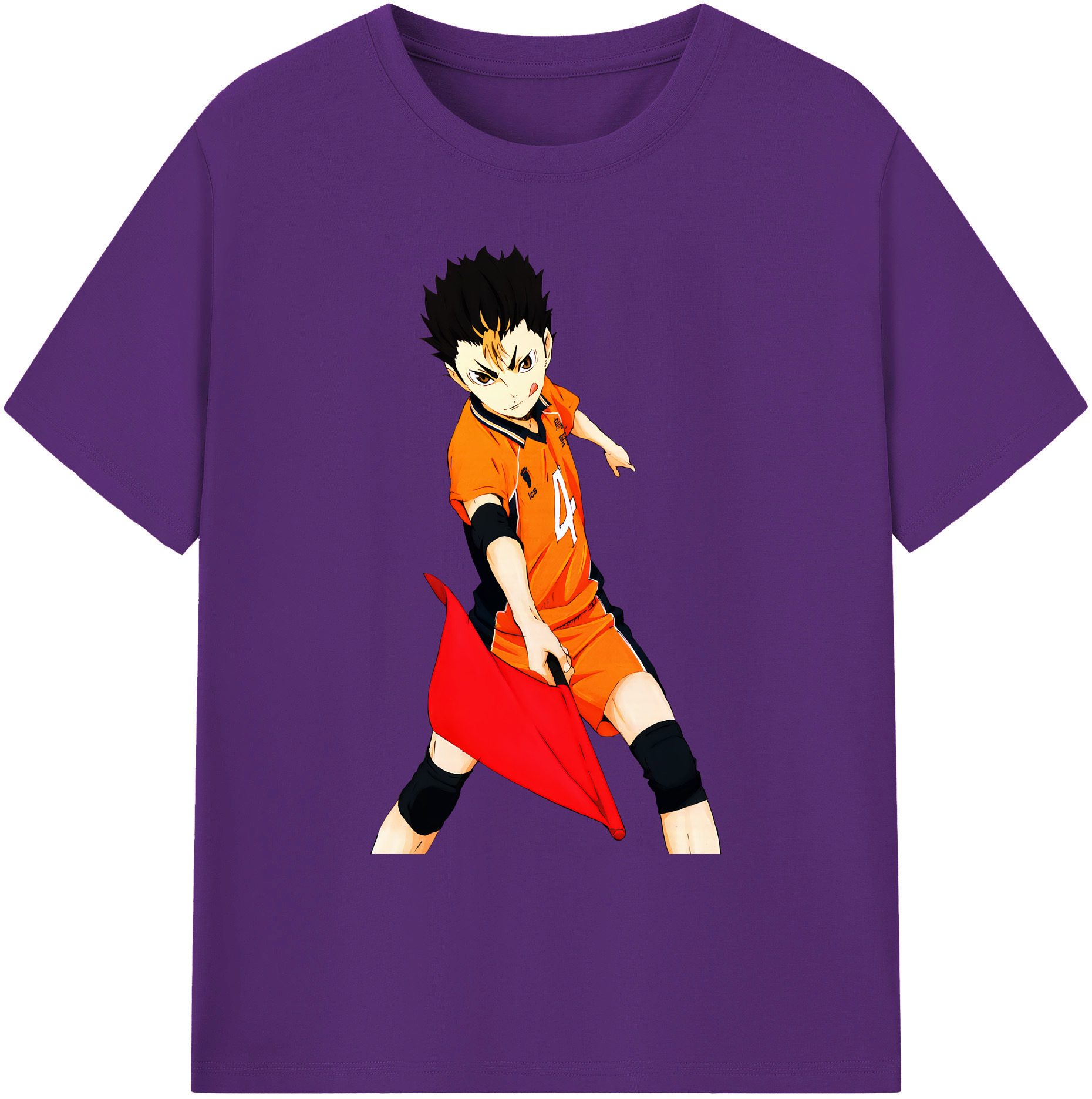 （画像用） ハイキュー!! Haikyu!! 綿100％ メンズ半袖Tシャツ｜肌触りやわらか＆通気性