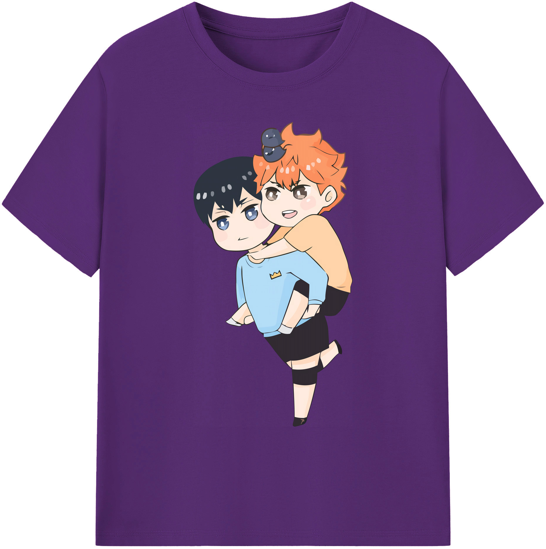 （画像用） ハイキュー!! Haikyu!! 綿100％ メンズ半袖Tシャツ｜肌触りやわらか＆通気性
