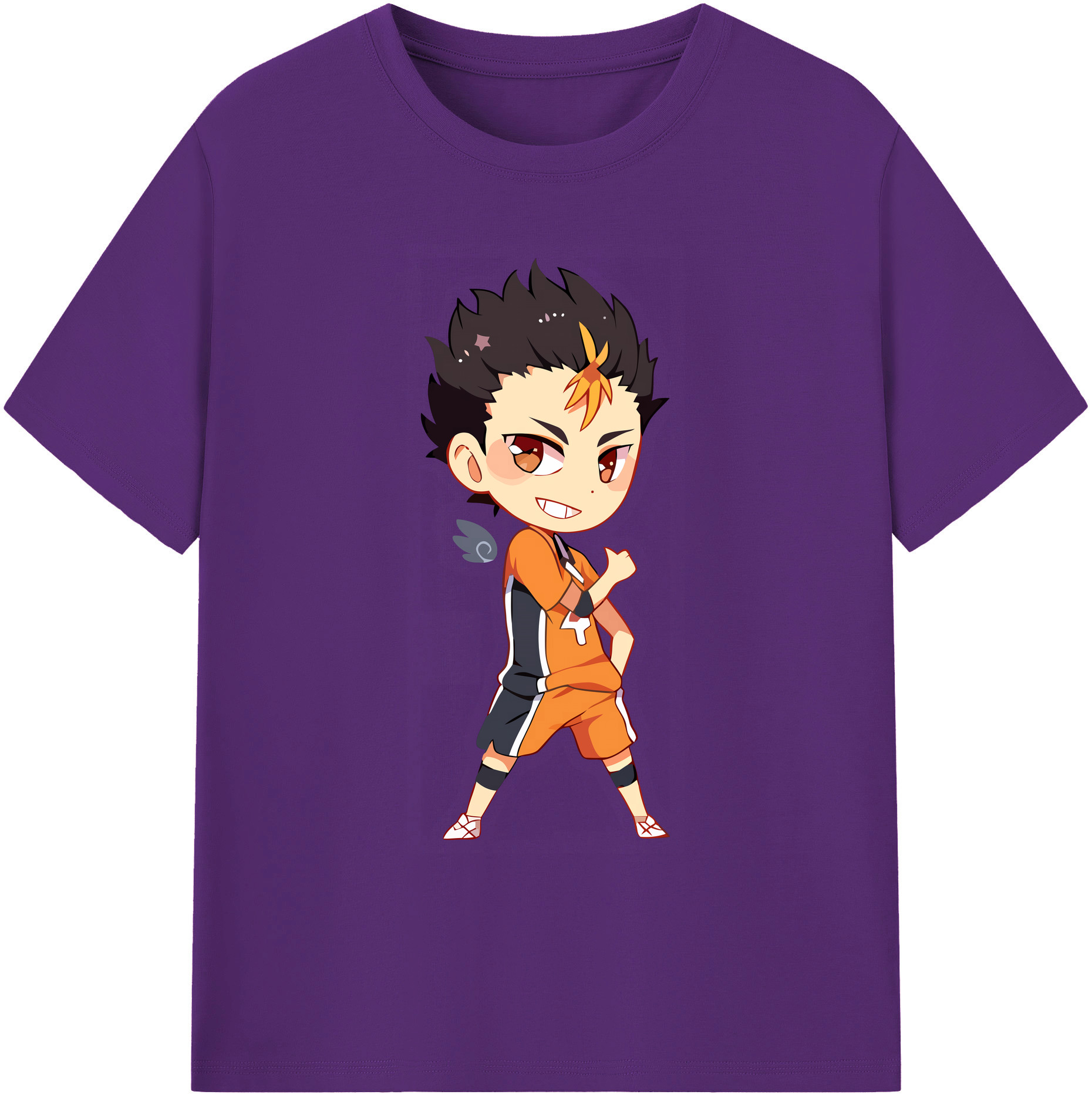 （画像用） ハイキュー!! Haikyu!! 綿100％ メンズ半袖Tシャツ｜肌触りやわらか＆通気性