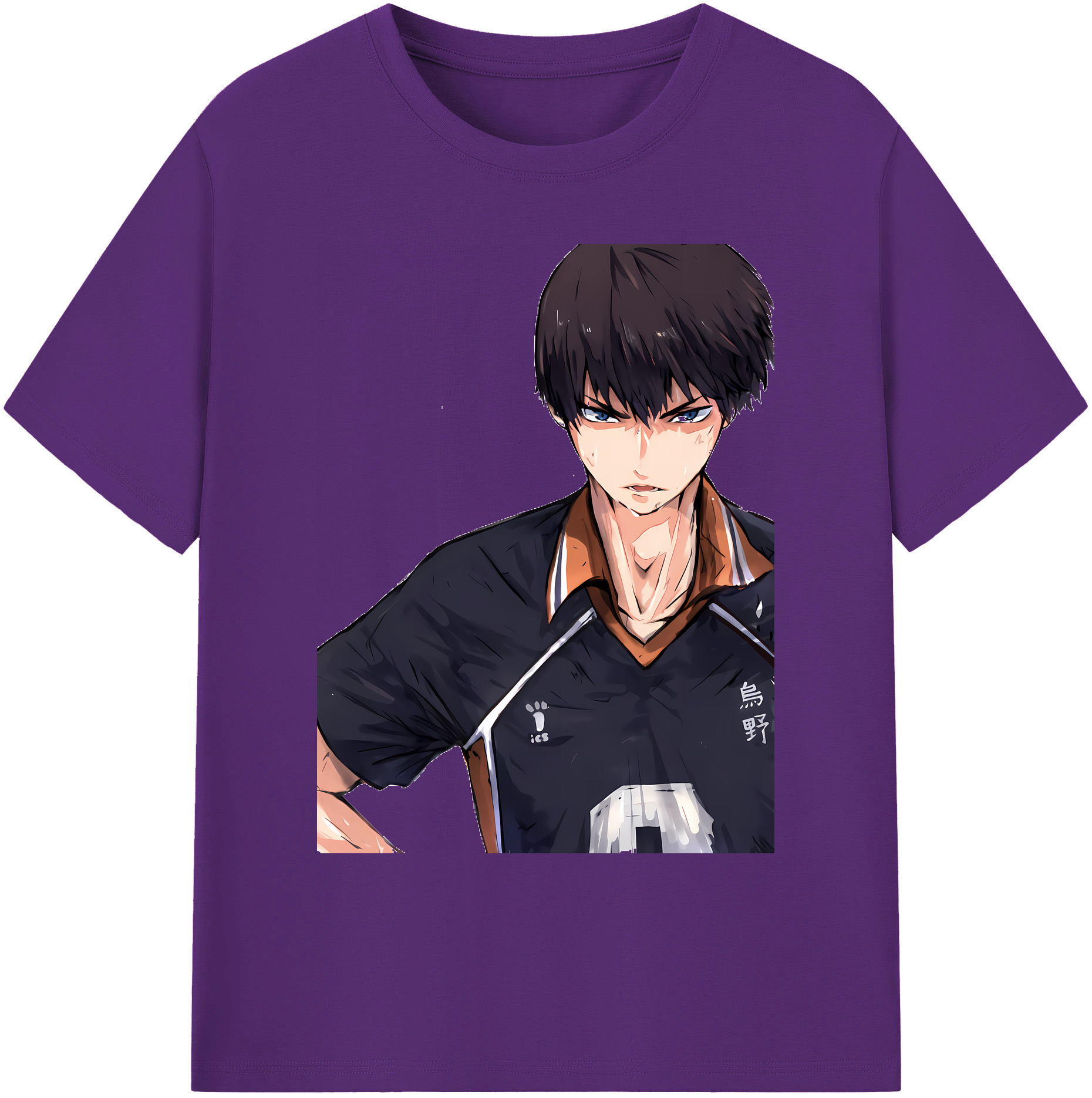 （画像用） ハイキュー!! Haikyu!! 綿100％ メンズ半袖Tシャツ｜肌触りやわらか＆通気性