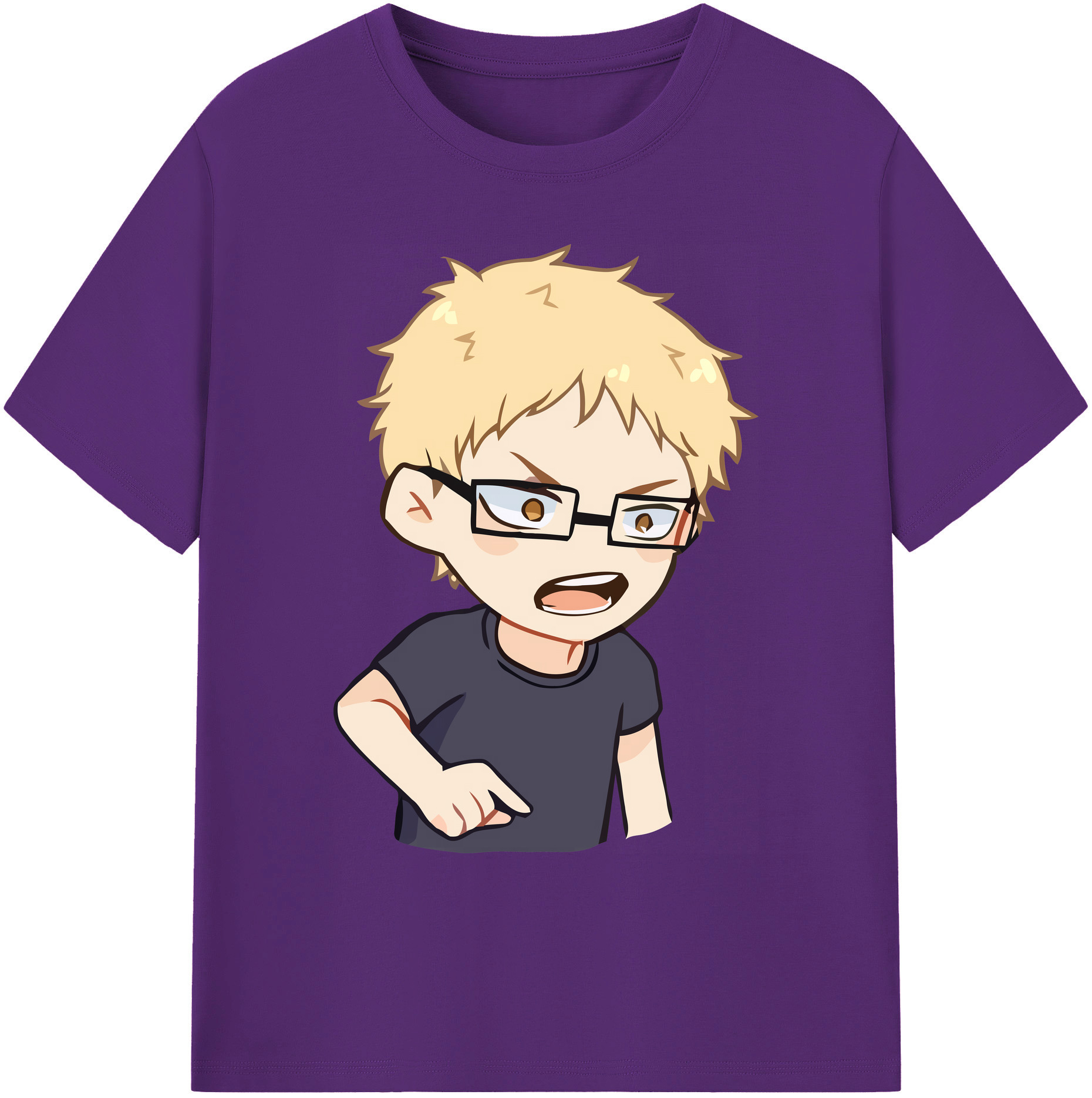 （画像用） ハイキュー!! Haikyu!! 綿100％ メンズ半袖Tシャツ｜肌触りやわらか＆通気性