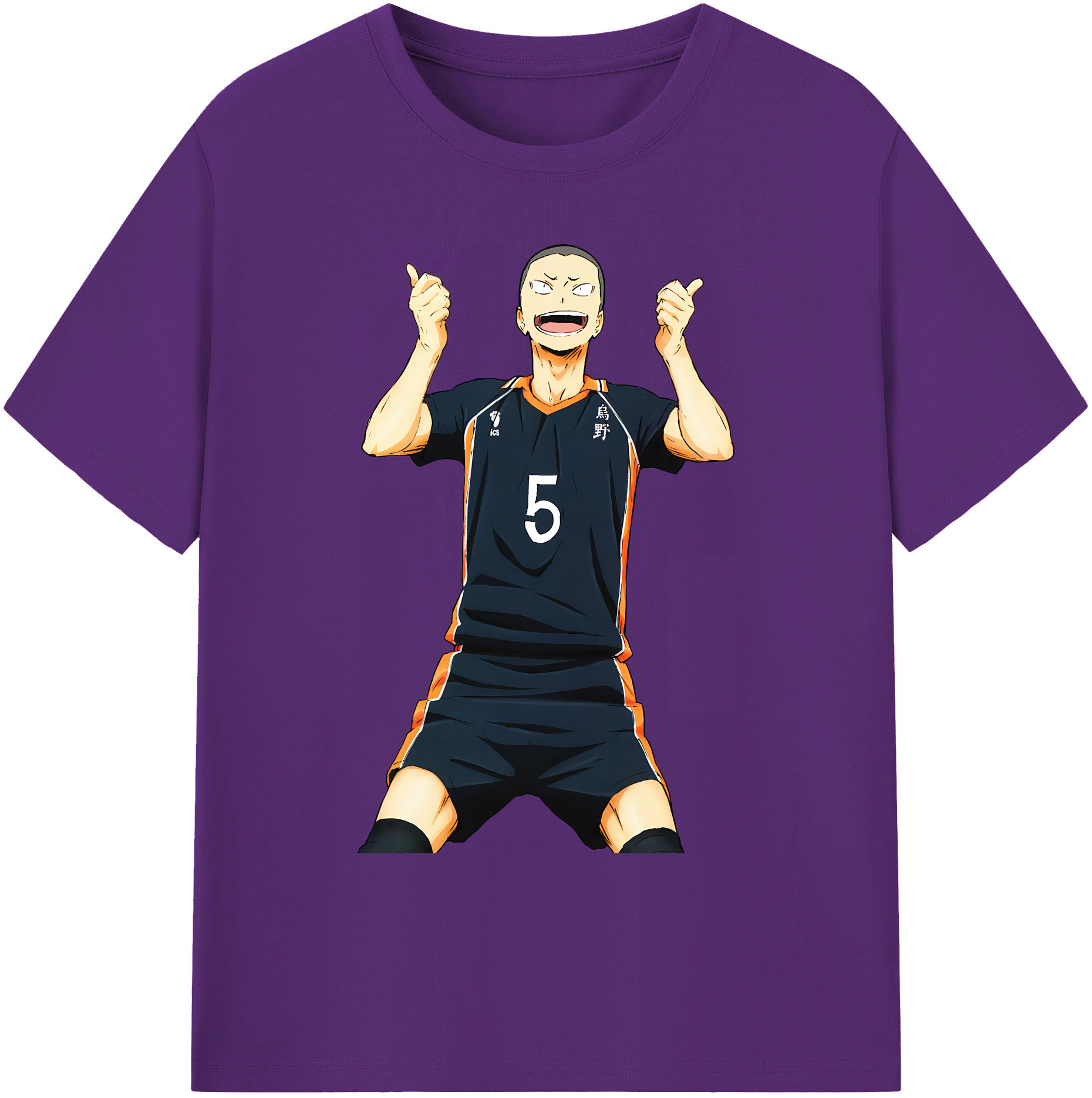 （画像用） ハイキュー!! Haikyu!! 綿100％ メンズ半袖Tシャツ｜肌触りやわらか＆通気性