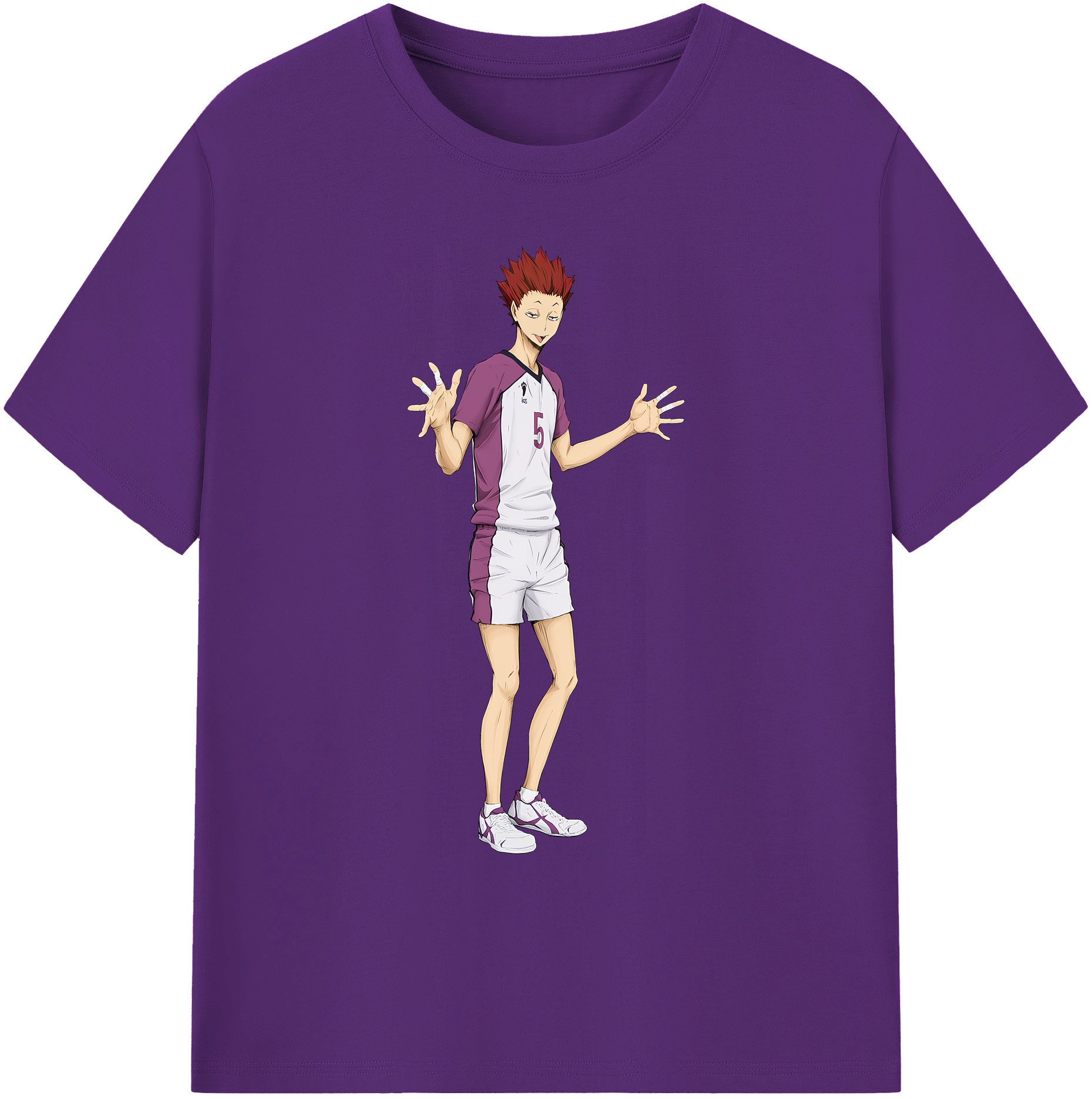 （画像用） ハイキュー!! Haikyu!! 綿100％ メンズ半袖Tシャツ｜肌触りやわらか＆通気性