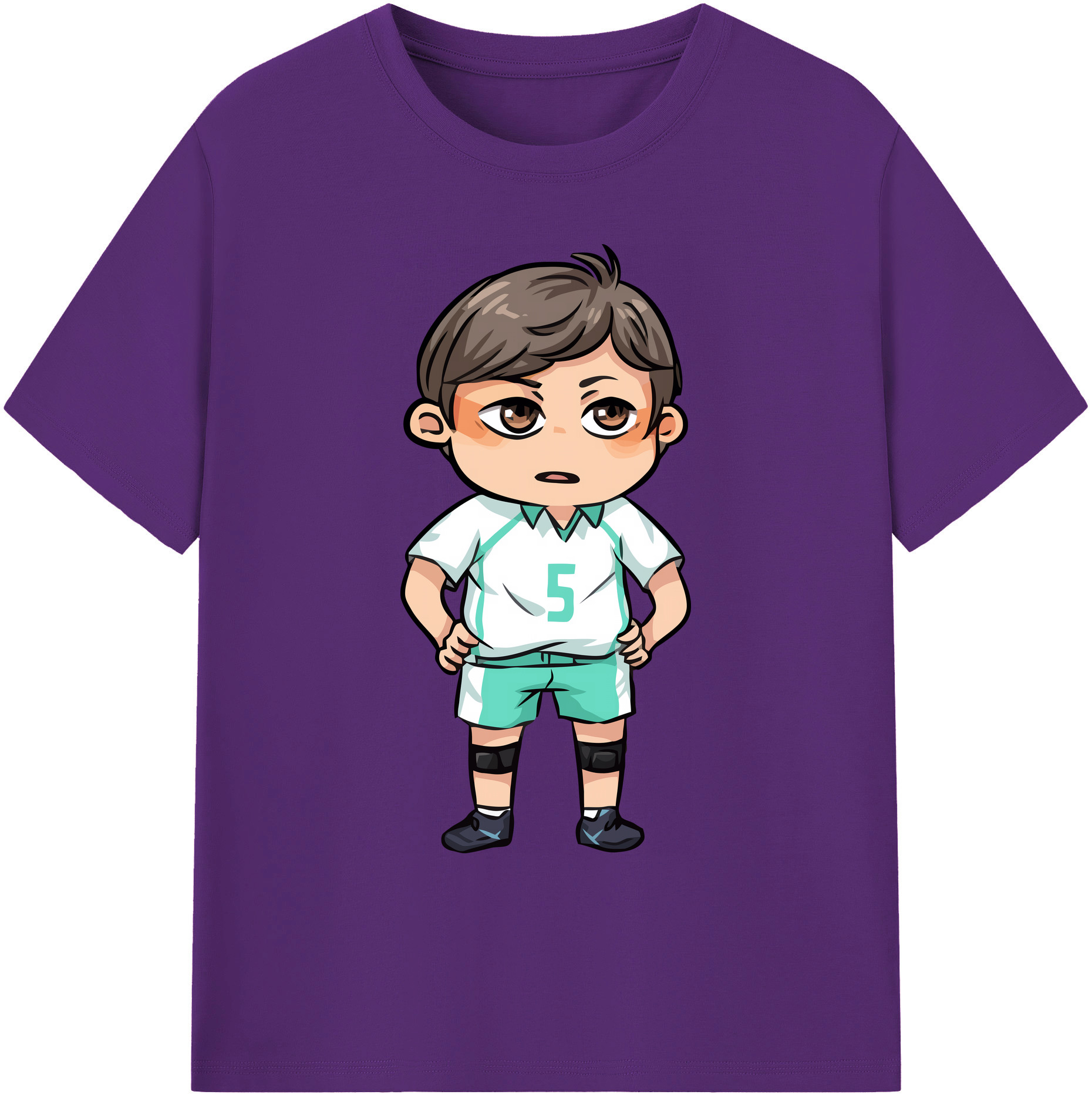 （画像用） ハイキュー!! Haikyu!! 綿100％ メンズ半袖Tシャツ｜肌触りやわらか＆通気性