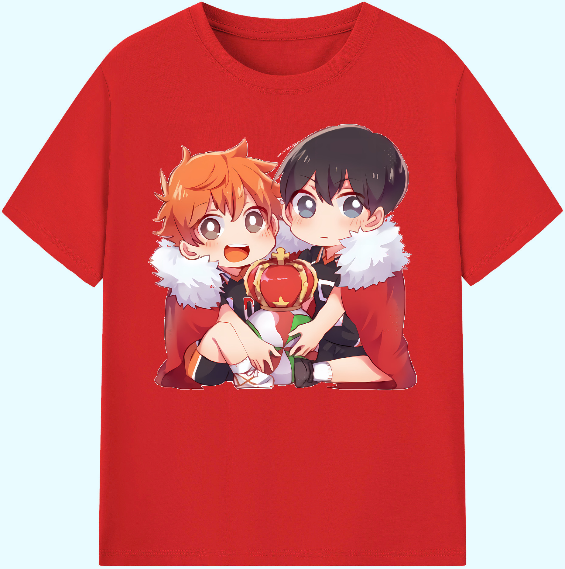 （画像用） ハイキュー!! Haikyu!! 綿100％ メンズ半袖Tシャツ｜肌触りやわらか＆通気性