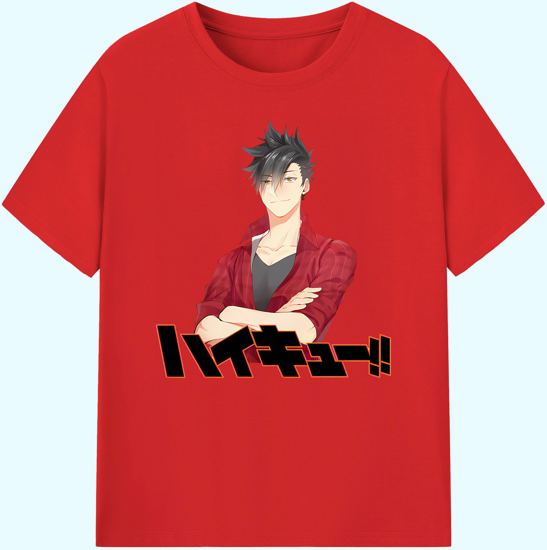 （画像用） ハイキュー!! Haikyu!! 綿100％ メンズ半袖Tシャツ｜肌触りやわらか＆通気性