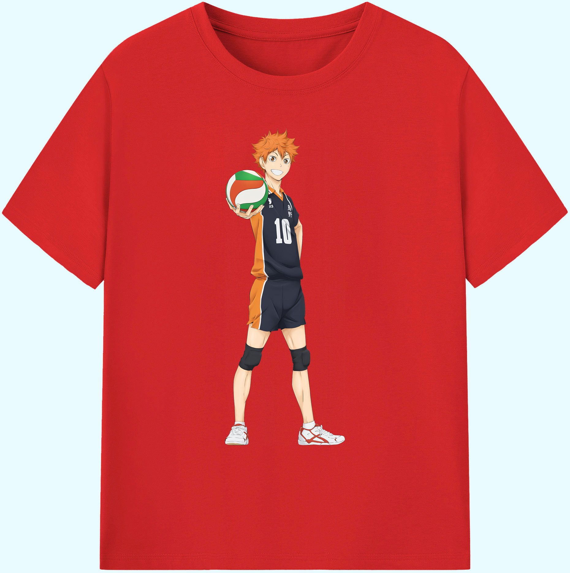 （画像用） ハイキュー!! Haikyu!! 綿100％ メンズ半袖Tシャツ｜肌触りやわらか＆通気性