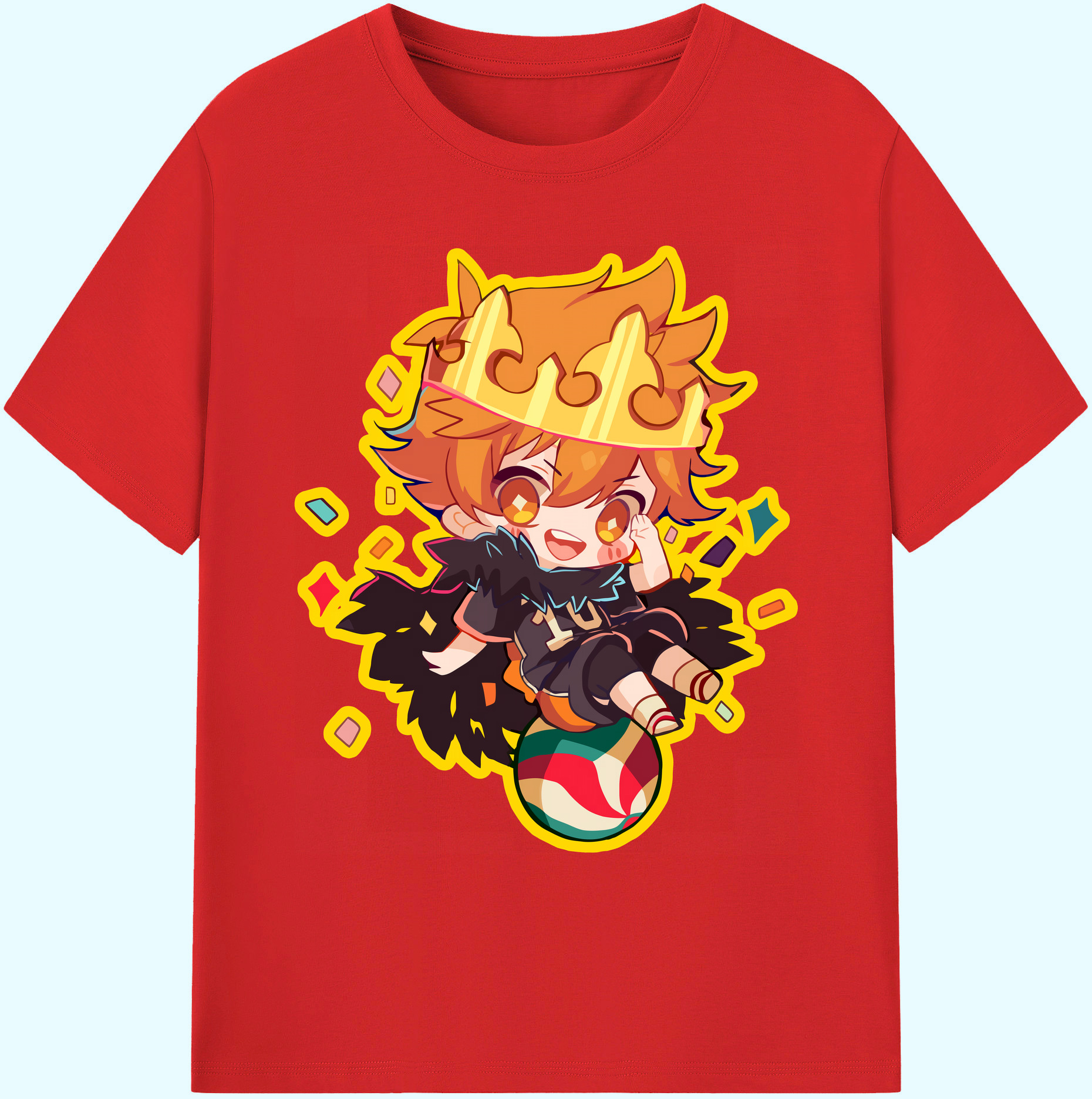 （画像用） ハイキュー!! Haikyu!! 綿100％ メンズ半袖Tシャツ｜肌触りやわらか＆通気性