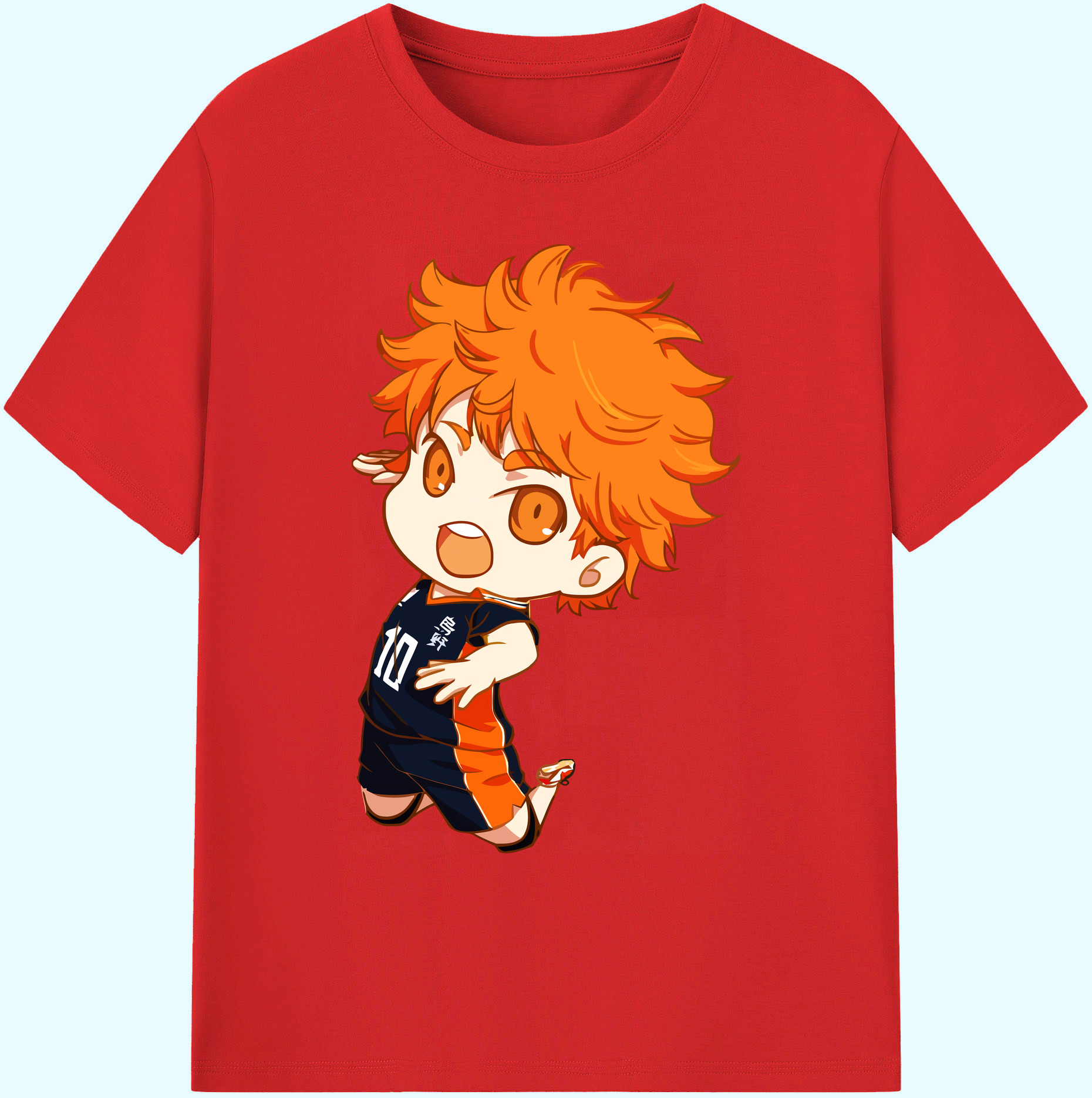 （画像用） ハイキュー!! Haikyu!! 綿100％ メンズ半袖Tシャツ｜肌触りやわらか＆通気性
