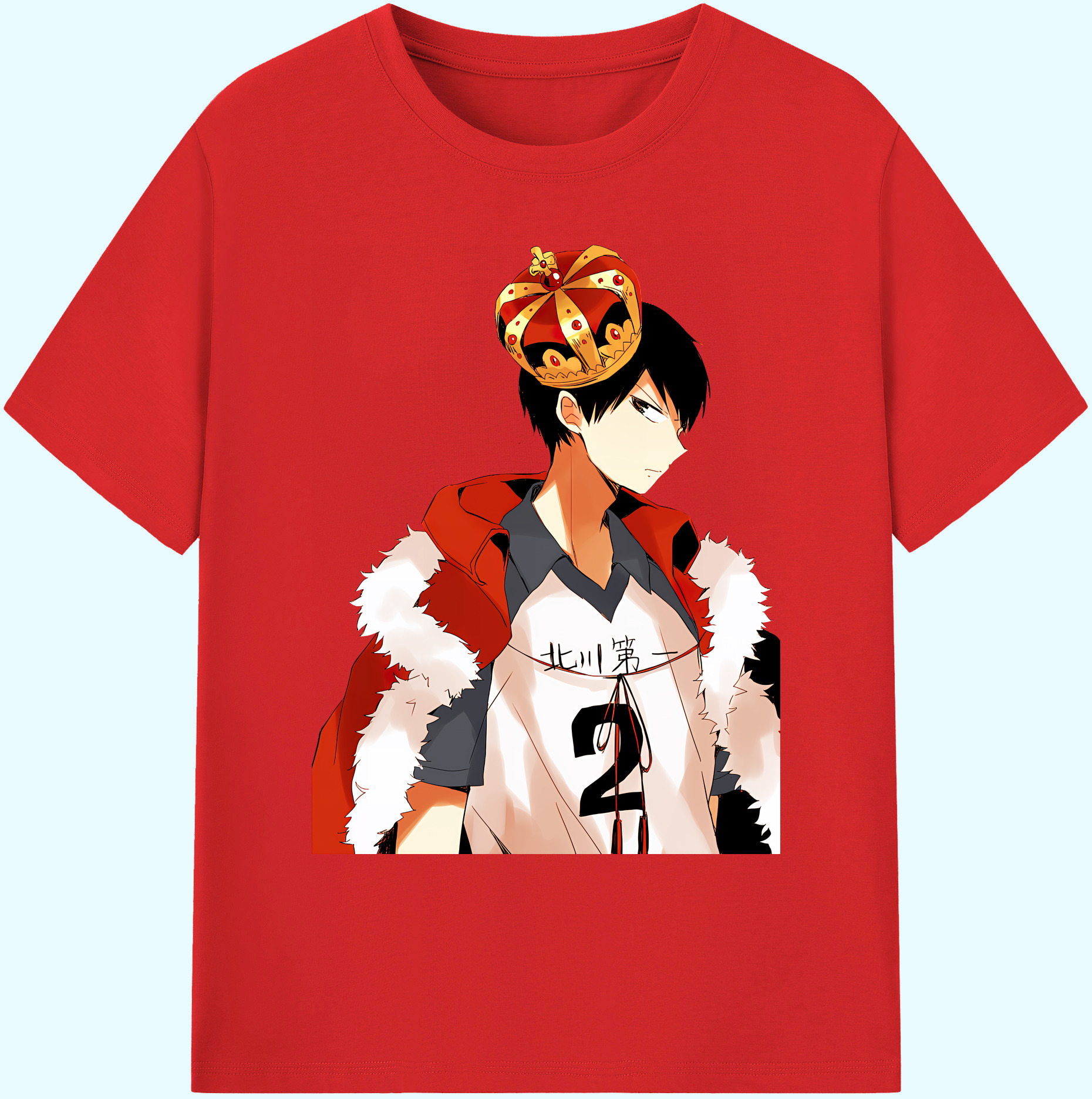 （画像用） ハイキュー!! Haikyu!! 綿100％ メンズ半袖Tシャツ｜肌触りやわらか＆通気性