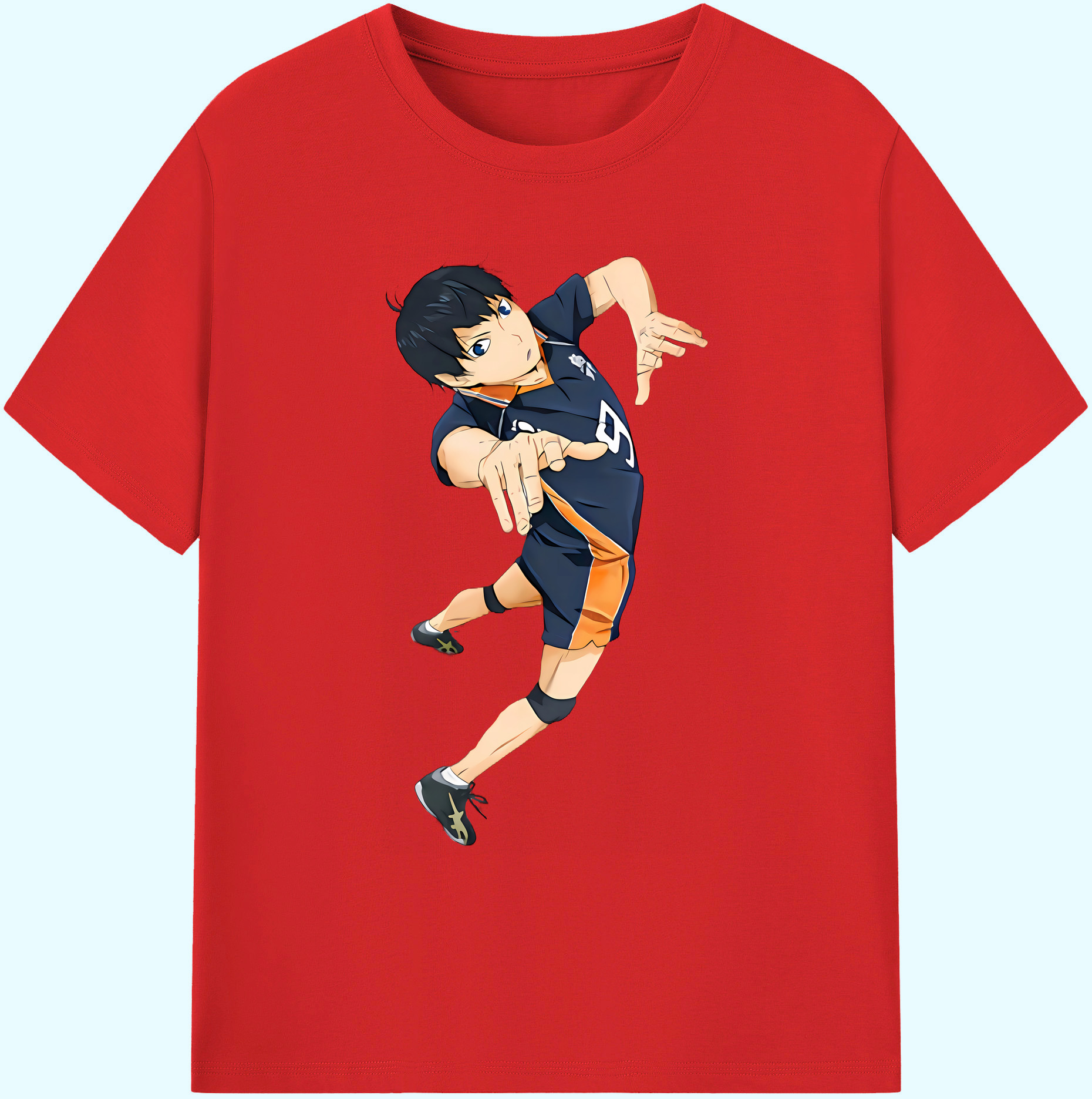 （画像用） ハイキュー!! Haikyu!! 綿100％ メンズ半袖Tシャツ｜肌触りやわらか＆通気性