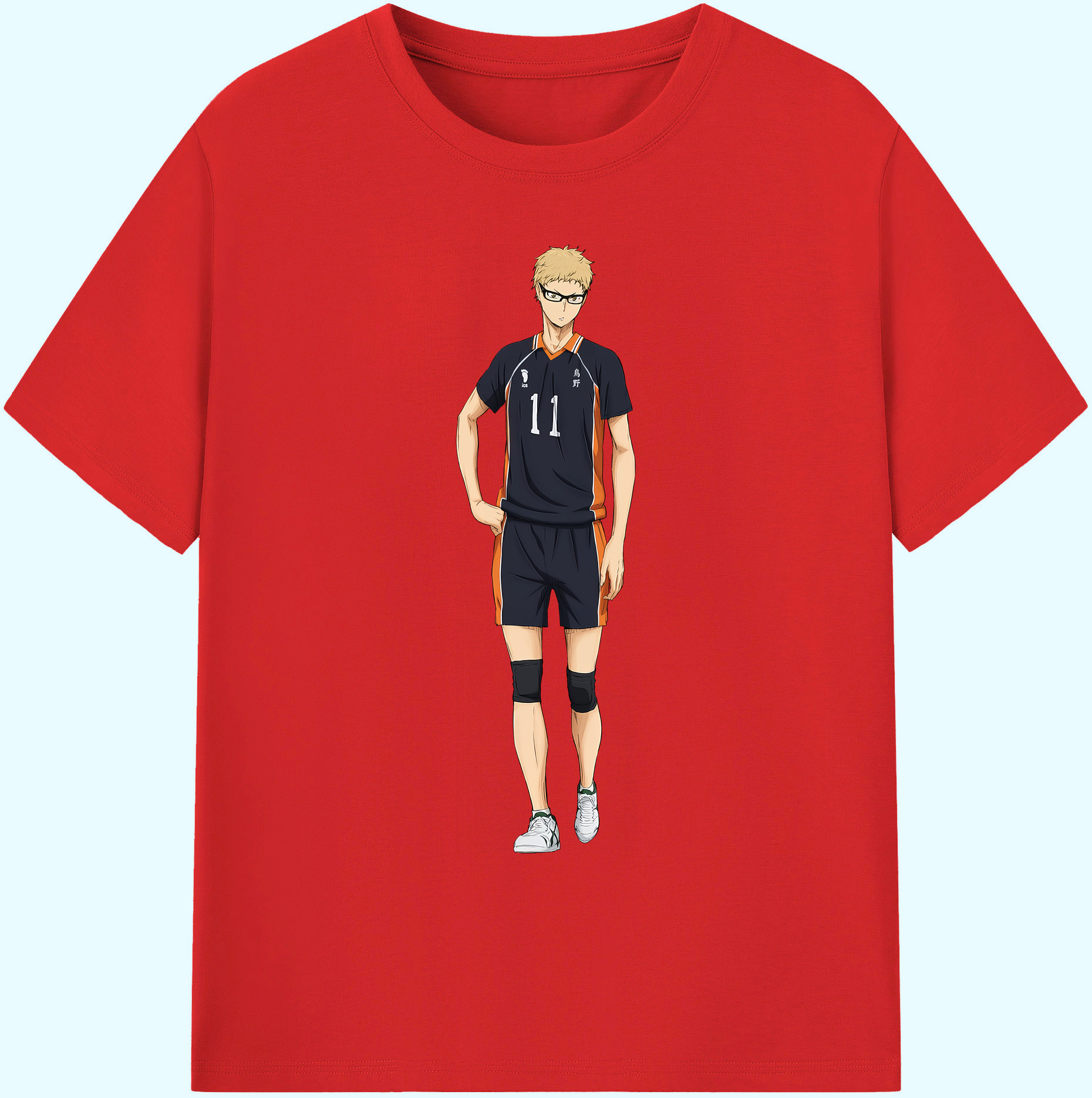 （画像用） ハイキュー!! Haikyu!! 綿100％ メンズ半袖Tシャツ｜肌触りやわらか＆通気性