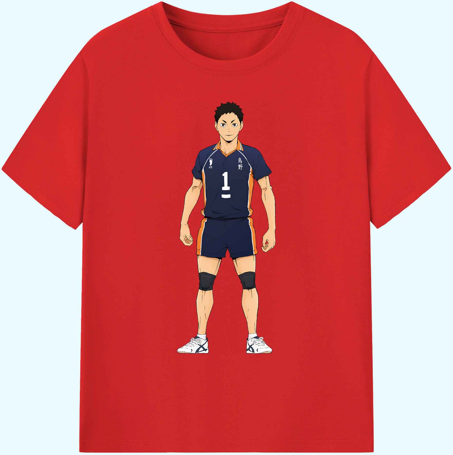 （画像用） ハイキュー!! Haikyu!! 綿100％ メンズ半袖Tシャツ｜肌触りやわらか＆通気性