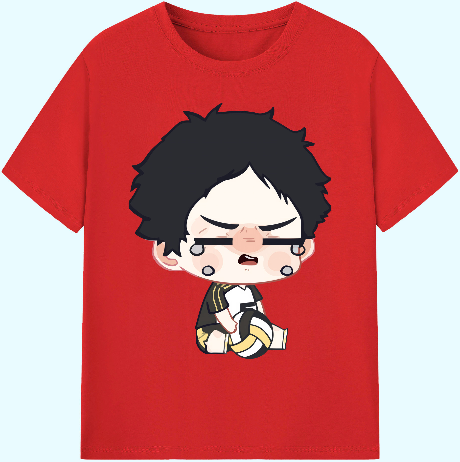 （画像用） ハイキュー!! Haikyu!! 綿100％ メンズ半袖Tシャツ｜肌触りやわらか＆通気性