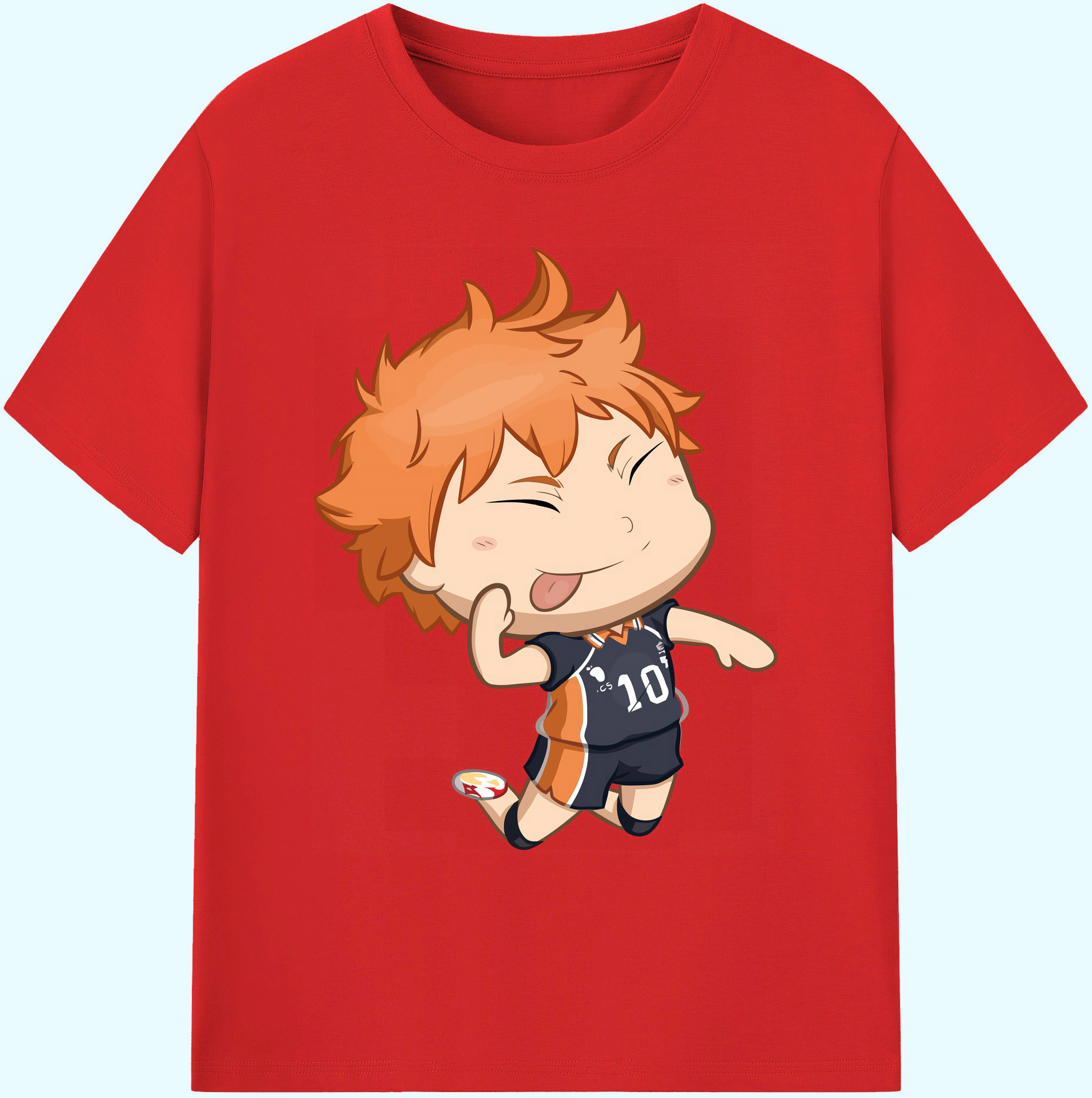 （画像用） ハイキュー!! Haikyu!! 綿100％ メンズ半袖Tシャツ｜肌触りやわらか＆通気性