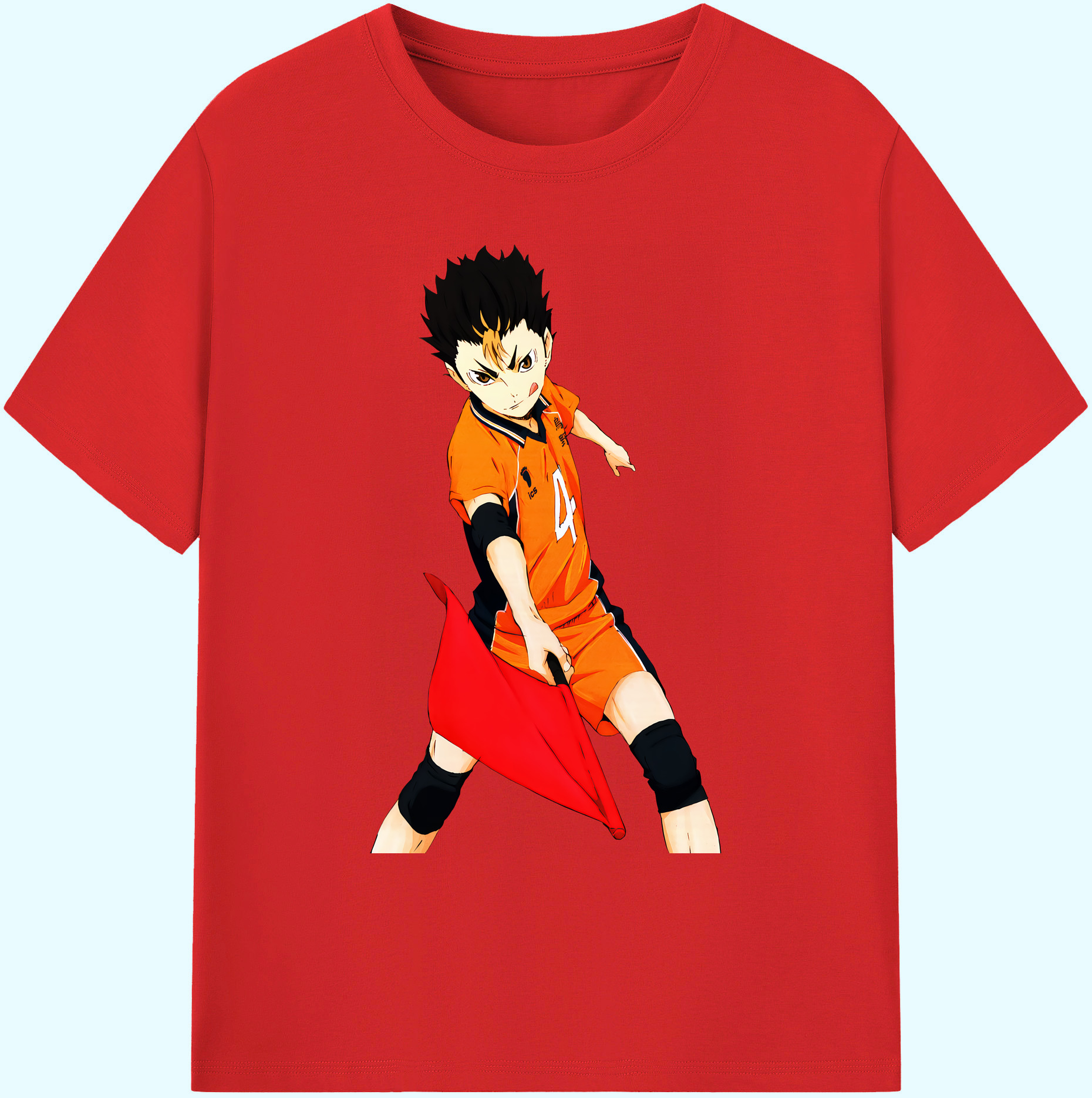 （画像用） ハイキュー!! Haikyu!! 綿100％ メンズ半袖Tシャツ｜肌触りやわらか＆通気性