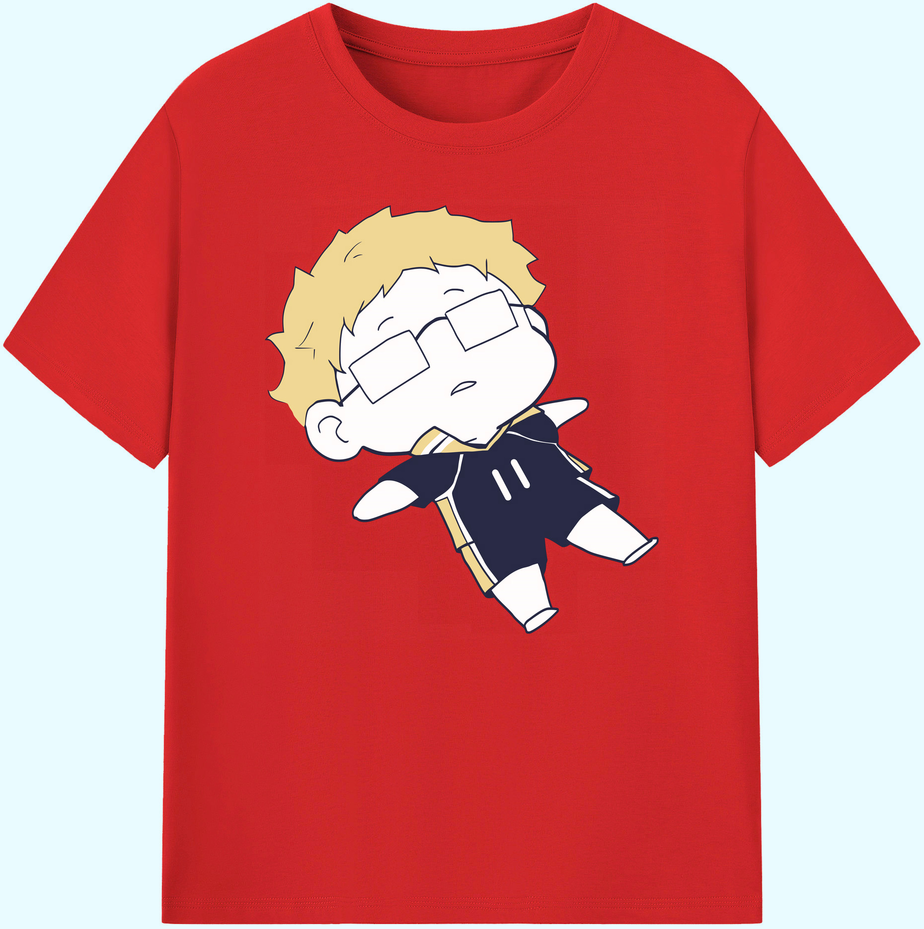 （画像用） ハイキュー!! Haikyu!! 綿100％ メンズ半袖Tシャツ｜肌触りやわらか＆通気性